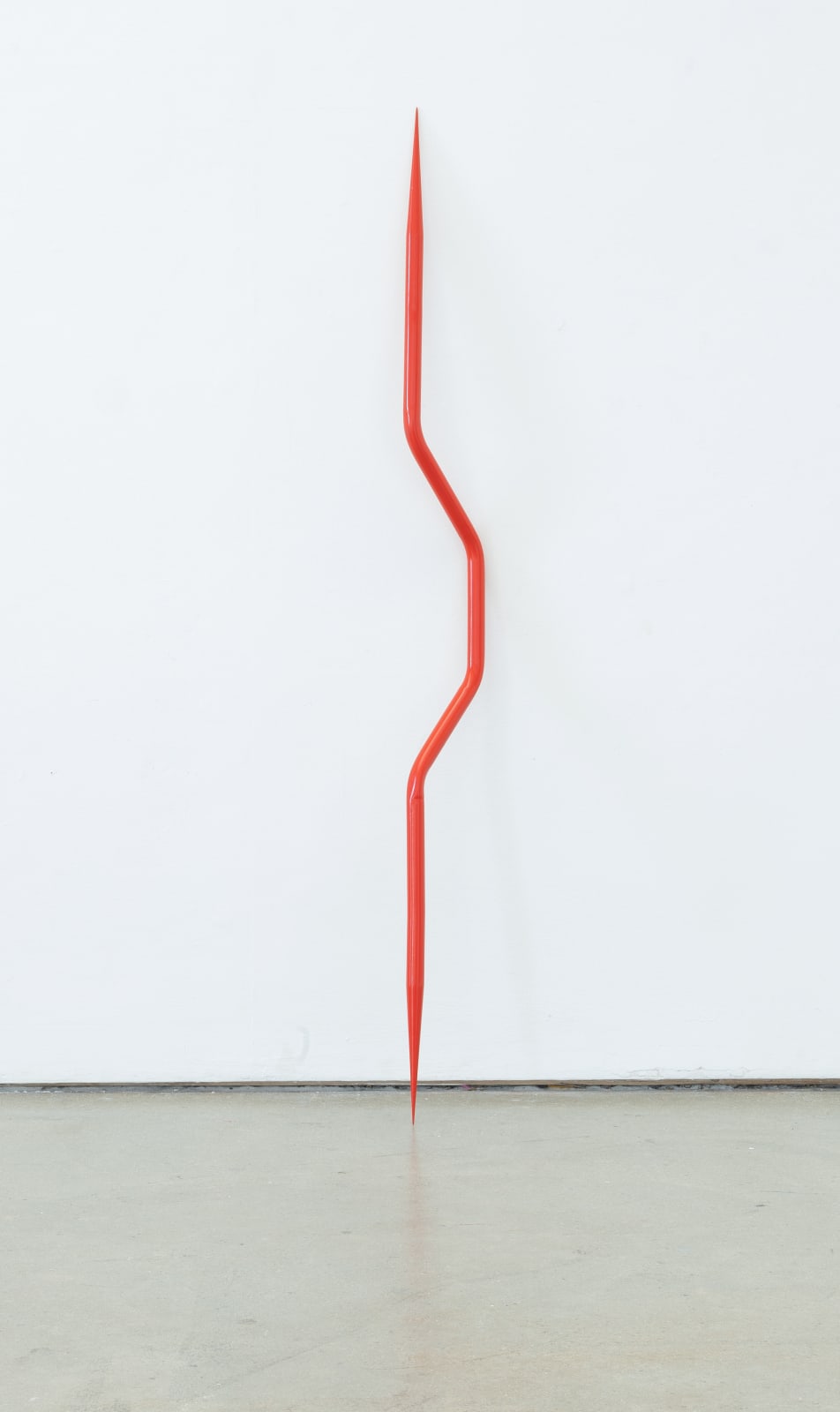 Makiko Harris, Cable Knitting Needle (Red), 2023