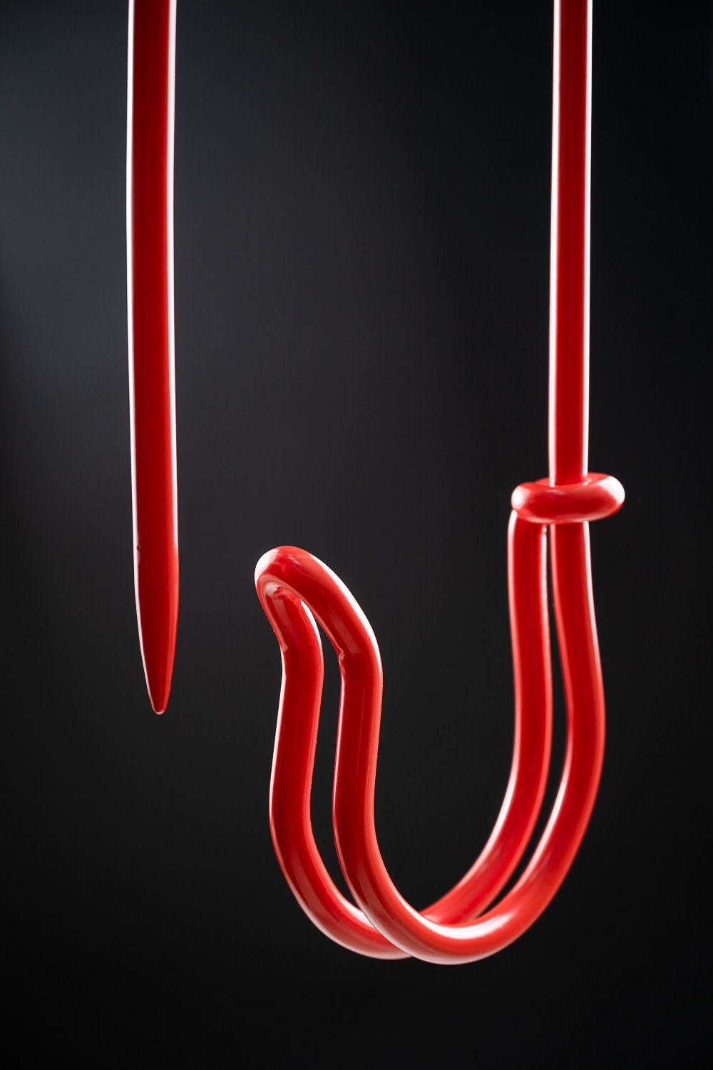 Makiko Harris, Safety Pin (Red) , 2024