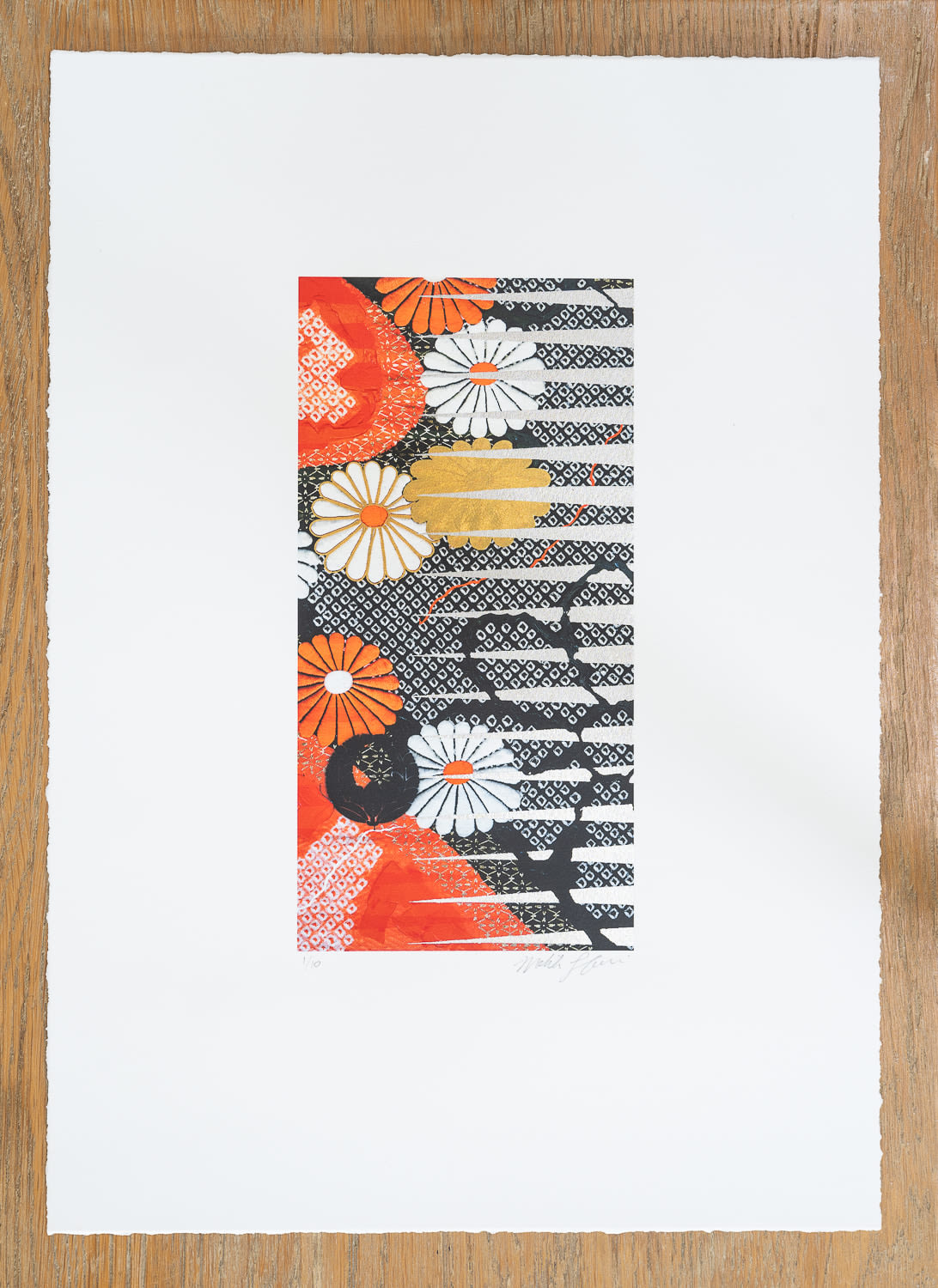 Makiko Harris, Kimono, Red + Silver, 2024