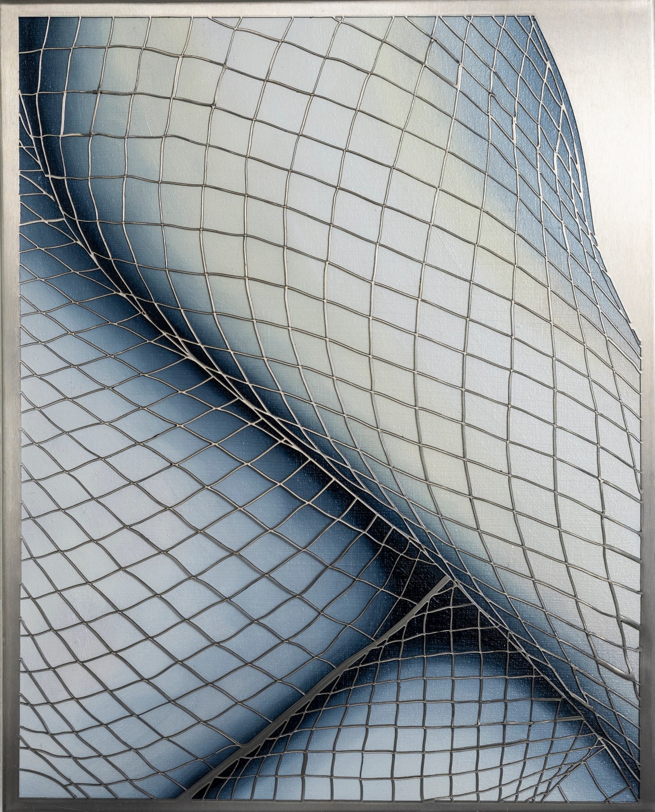 Makiko Harris, Stockings 22 (Shin in Blue), 2025