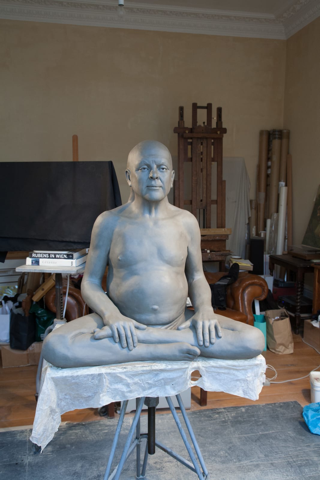 Mal Fostock, Adi Da Samraj, Lifesize Statue, 03/2023