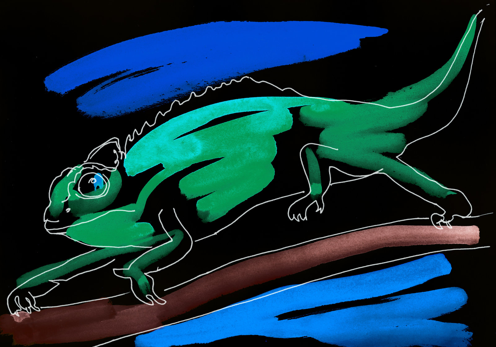 Mal Fostock, Chameleon, 2000