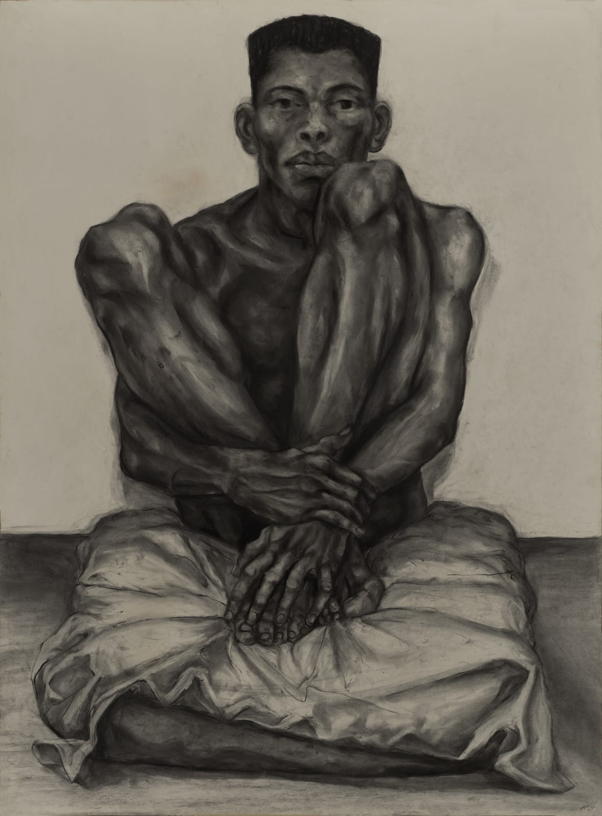 Mal Fostock, Crouching Man, 1991