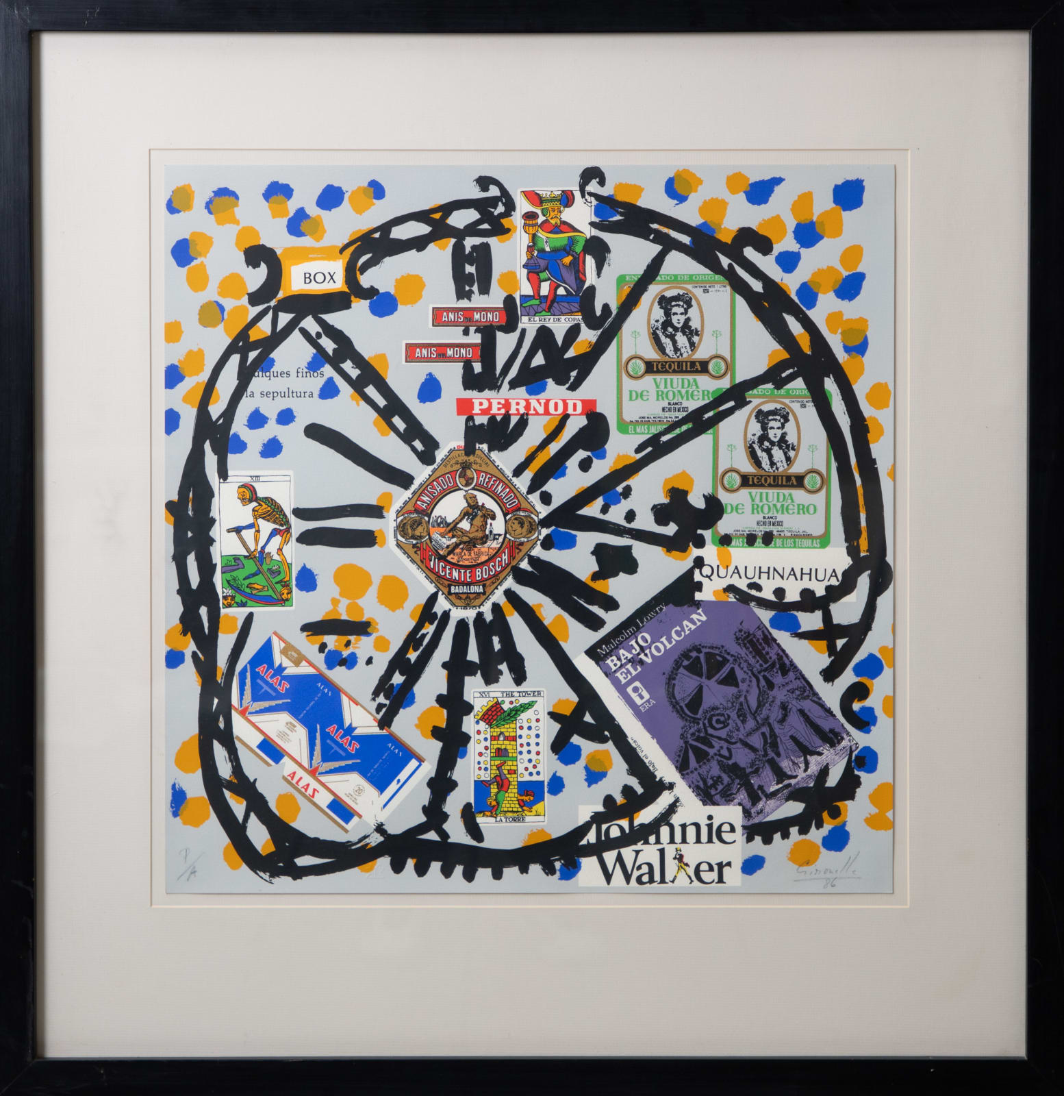Alberto Gironella, "Anis del mono", 1986