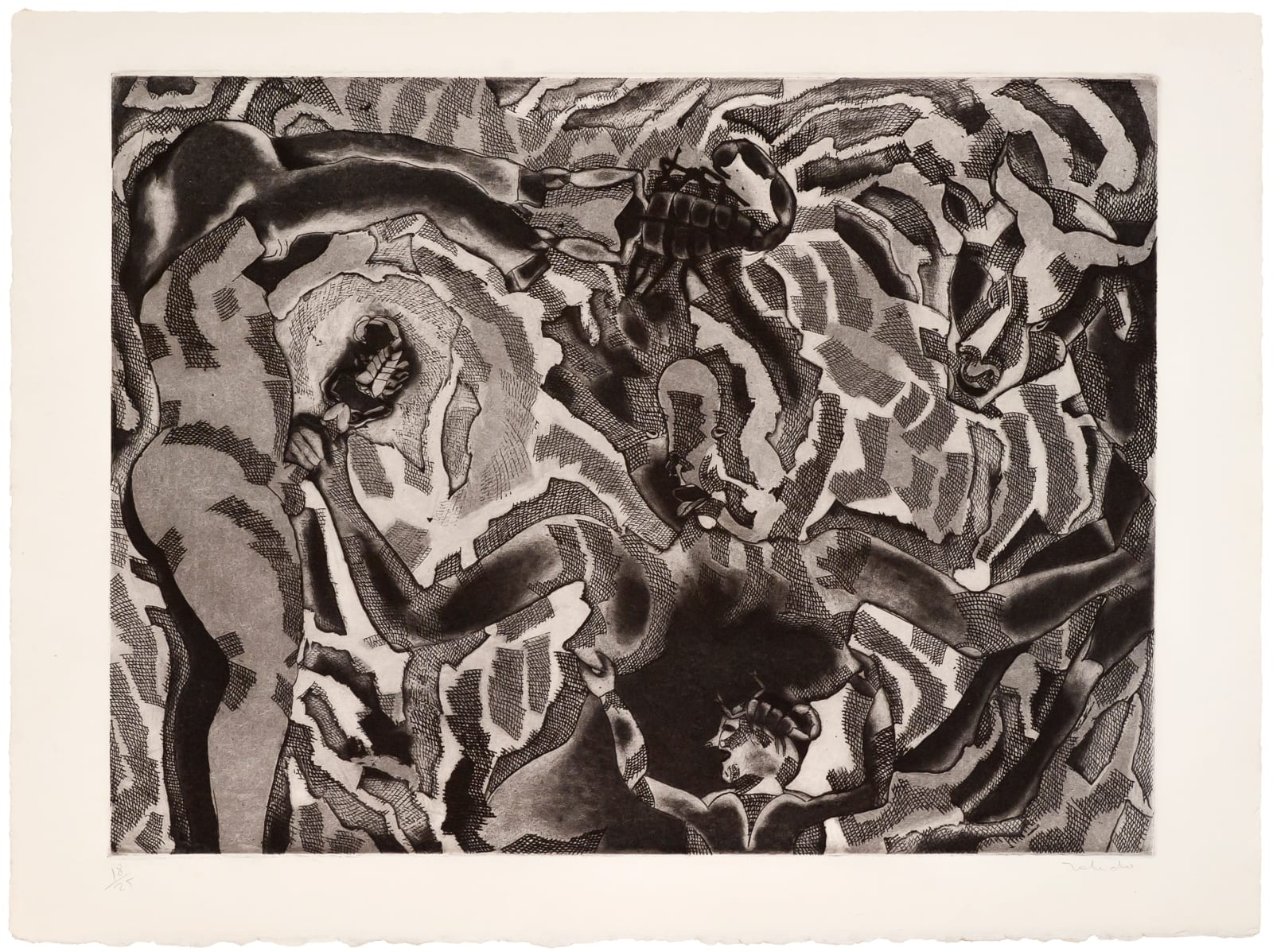 Francisco Toledo, "Personajes con escorpiones", ca. 1980