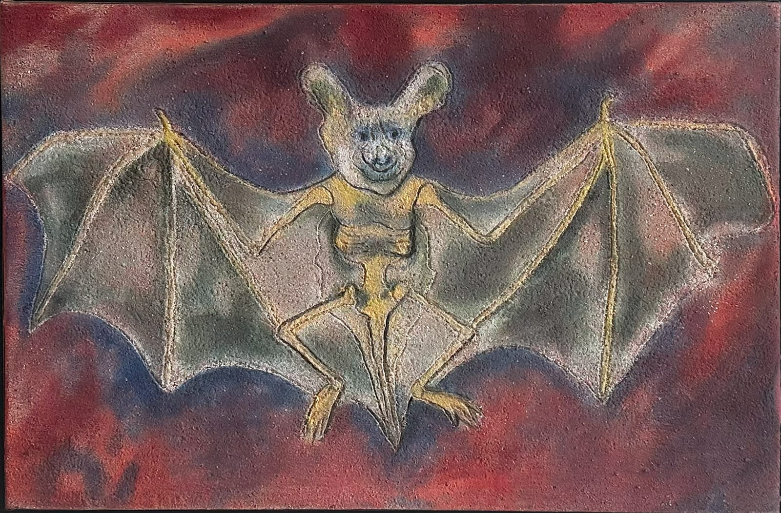 Sergio Hernández, "Sin título (murciélago)", 2023