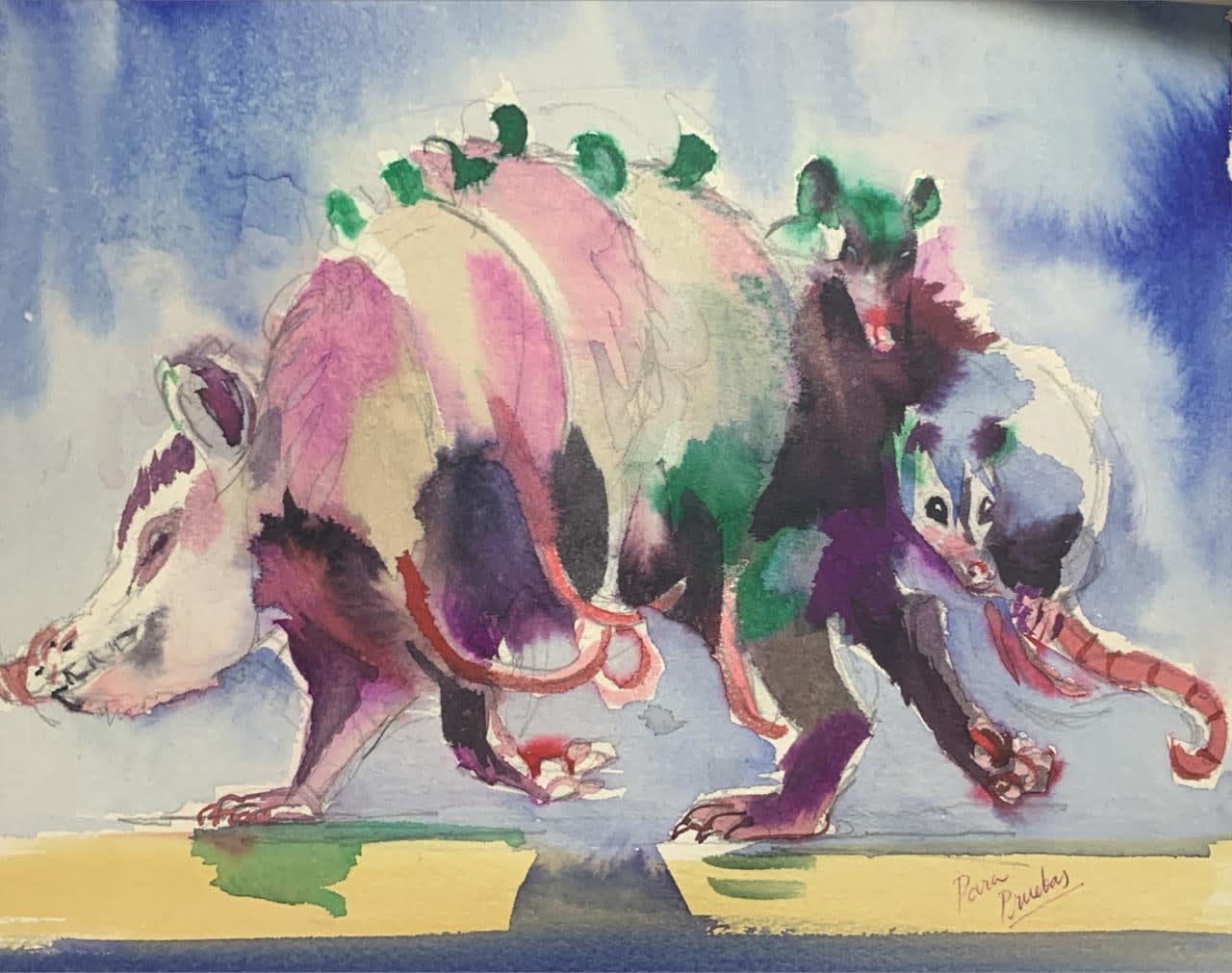 Mauricio Cárdenas, "Mamá tlacuache", 2025