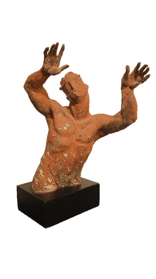 Javier Marín, Sin título (Hombre rojo), 1990