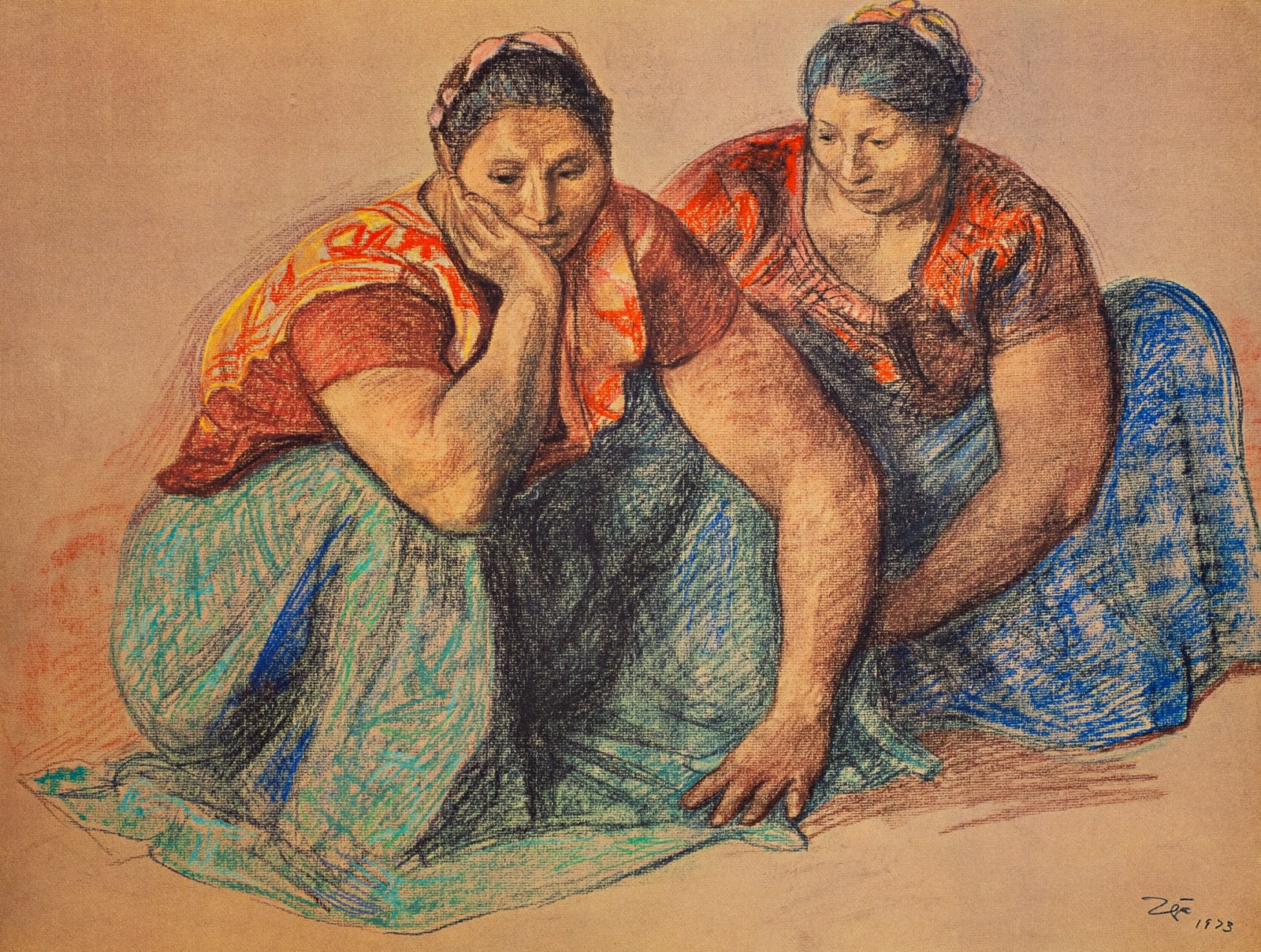Francisco Zúñiga, "Tehuanas", 1973