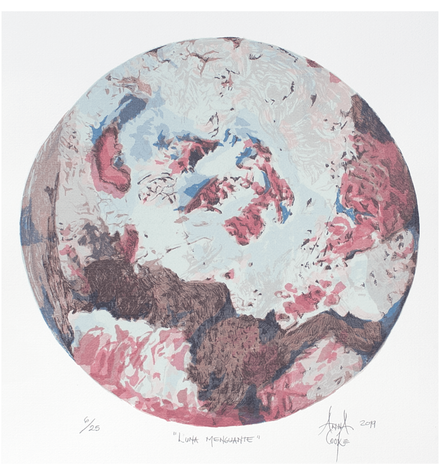Anna Cooke, Luna menguante, 2019