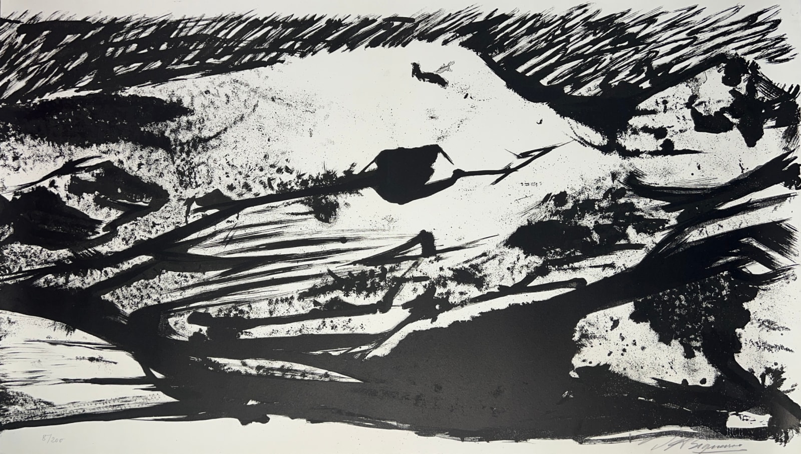 David Alfaro Siqueiros, "III", de la carpeta Canto General, 1968