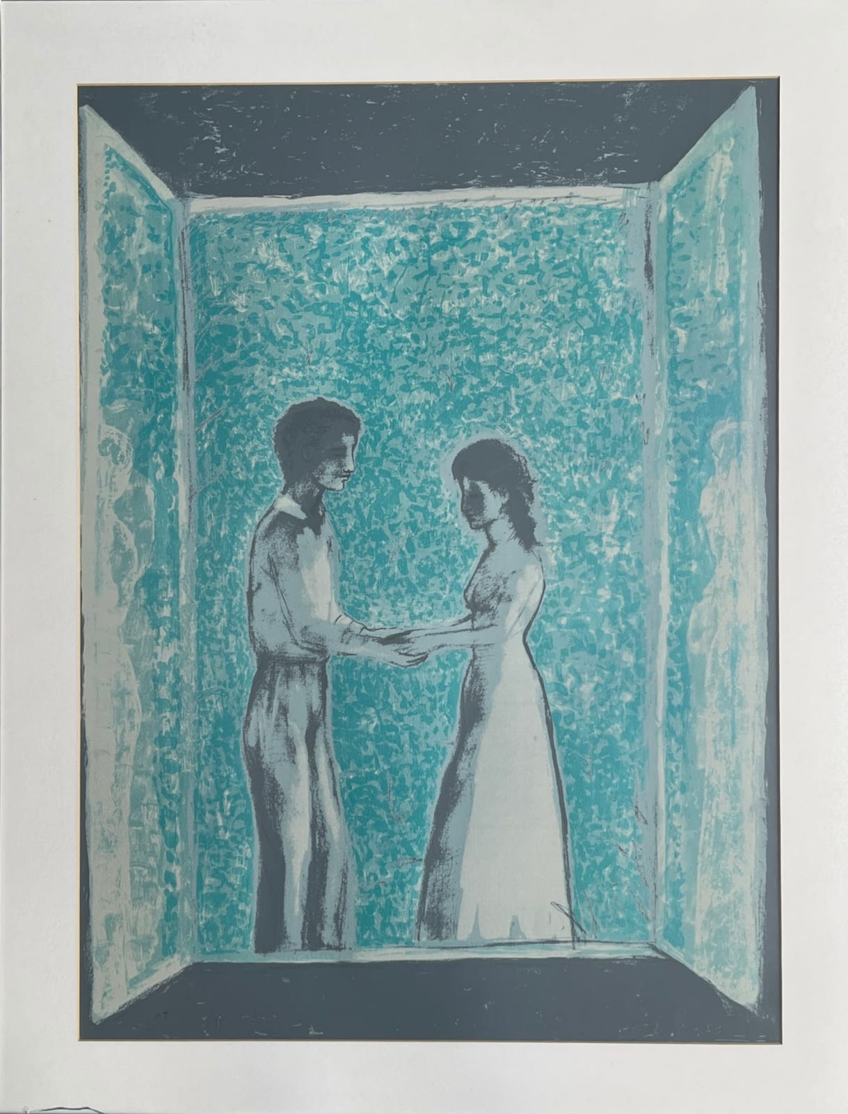 Juan Soriano, "El beso", 1988