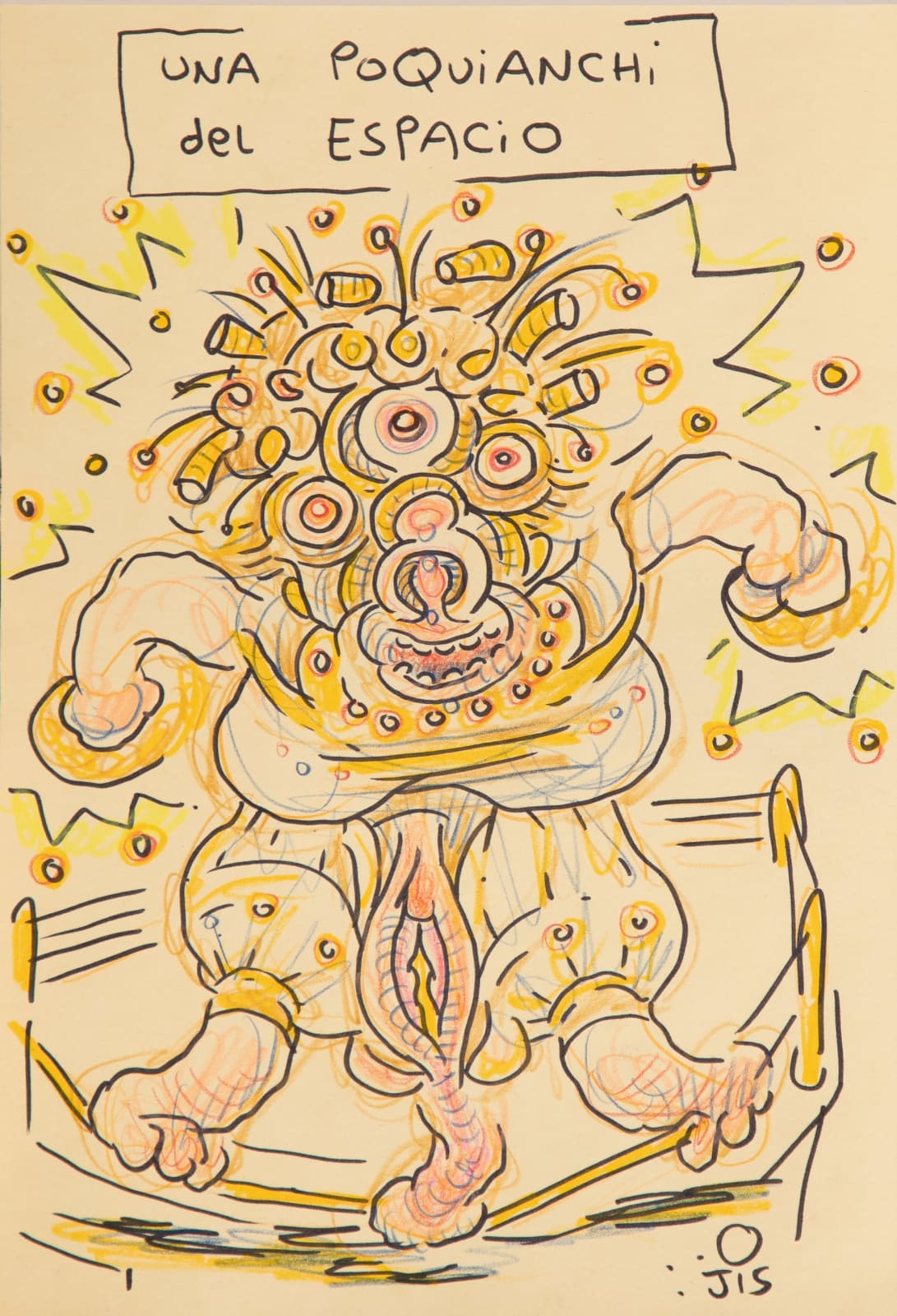 Jis, "Poquianchi del espacio", 2024