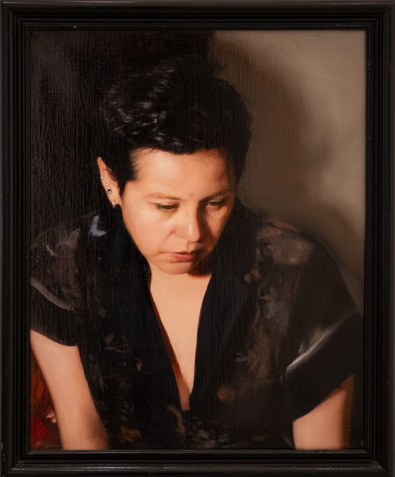 Ofelia Andrades, "Autorretrato" Detalle de Alegoría VI, 2020, Santiago, Chile