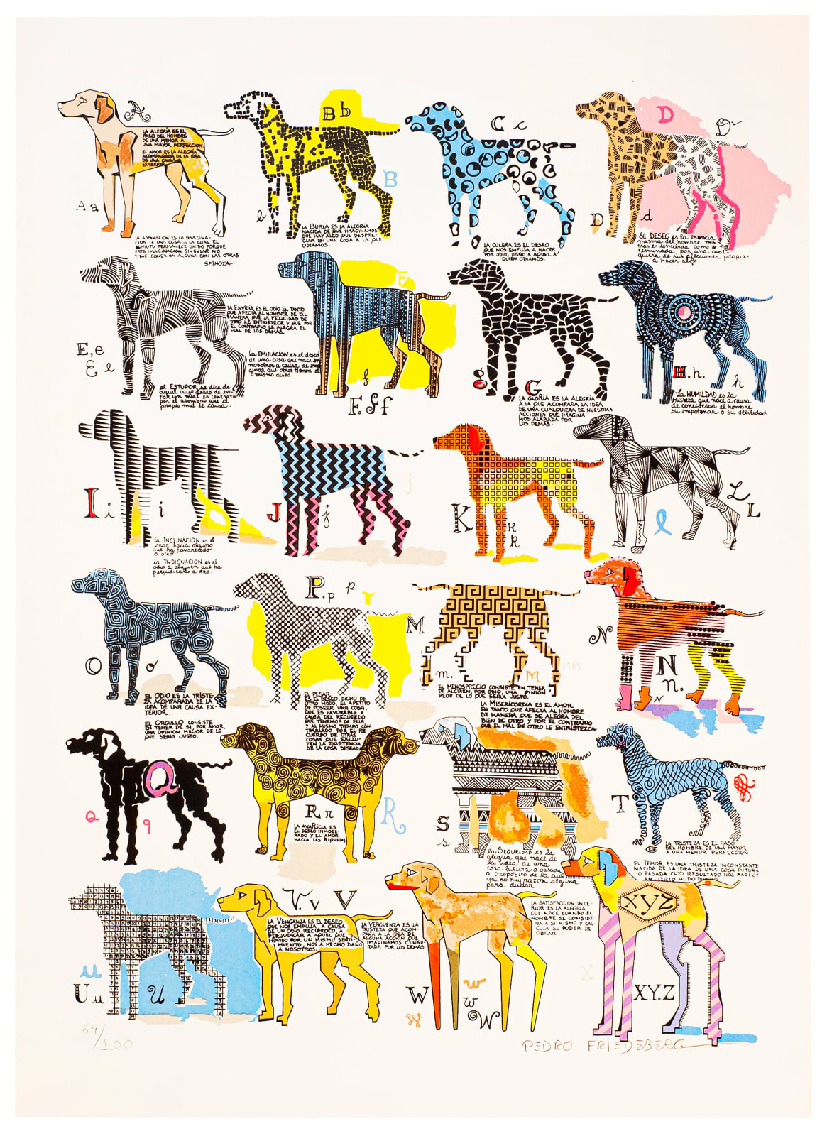 Pedro Friedeberg, "Perros de Spinoza", 2015