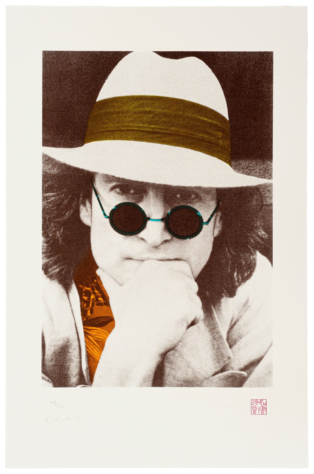 John Lennon & Yoko Ono, "Sin título (sisa naranja)", 1999