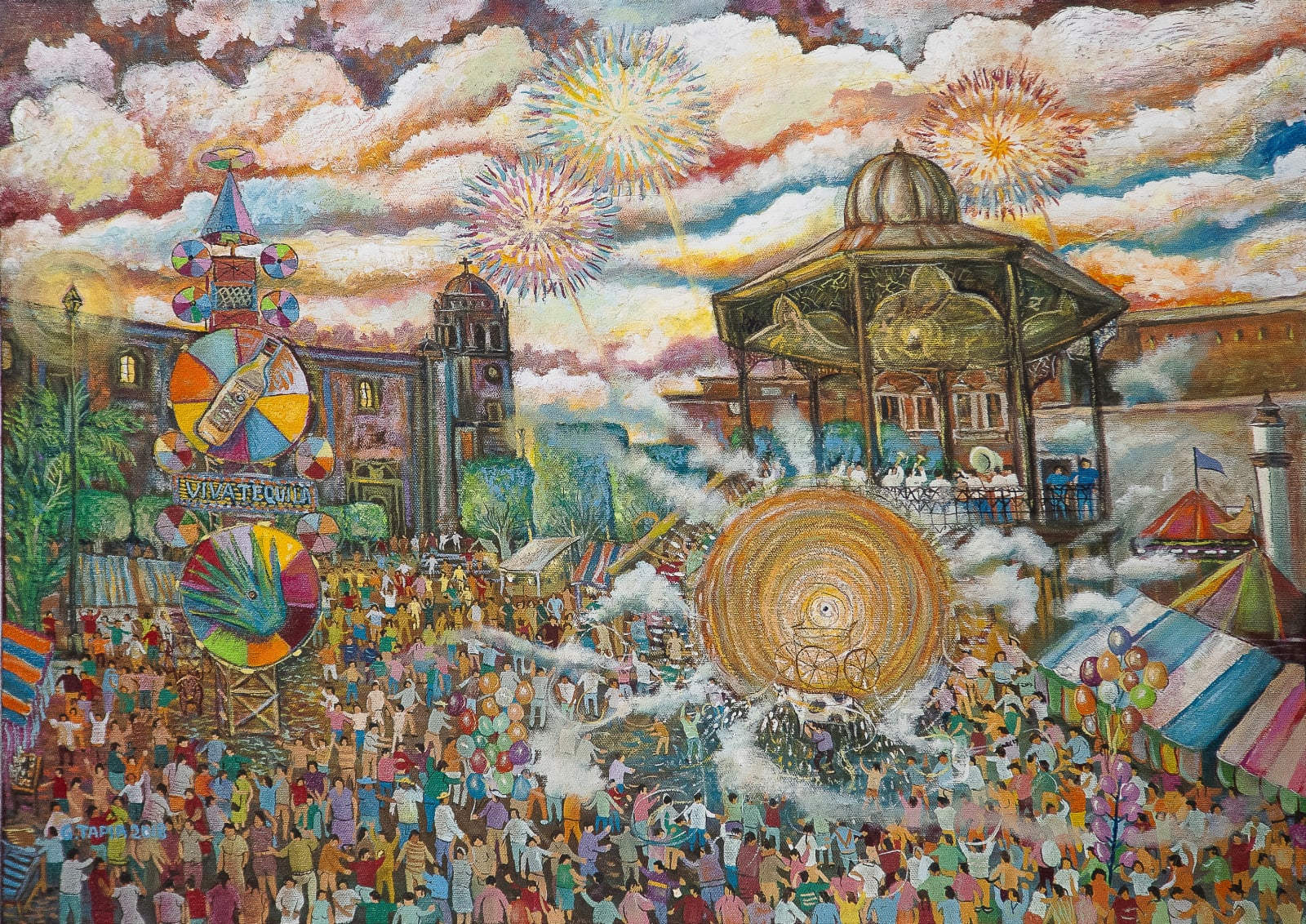 Gumersindo Tapia, "Fiesta en Tequila"
