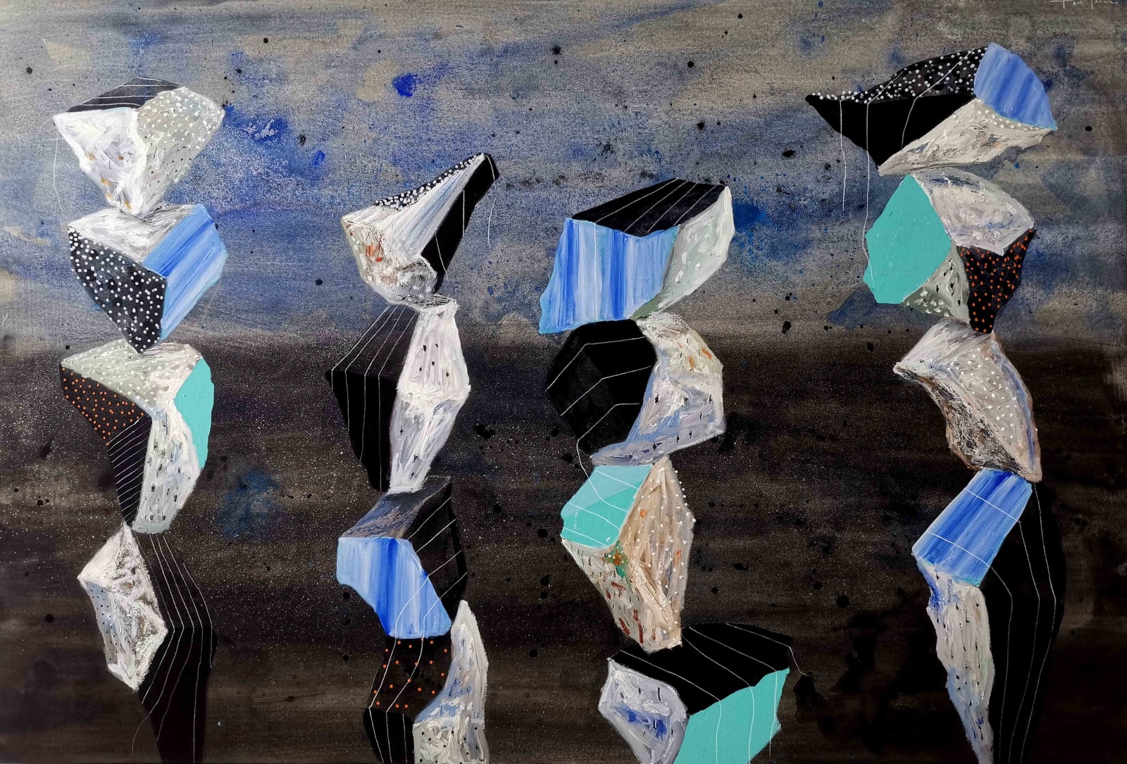 Paul Lozano, "Columnas", 2023