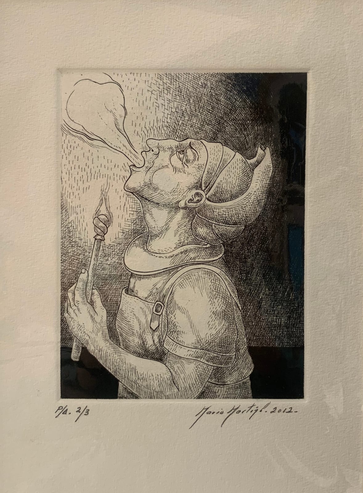 Mario Martín del Campo, Traga fuego, 2012