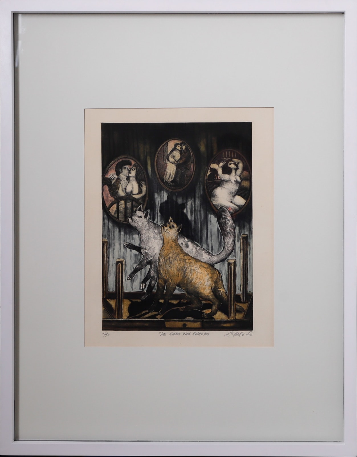 Luis Valsoto, Los gatos y los retratos, ca. 1998