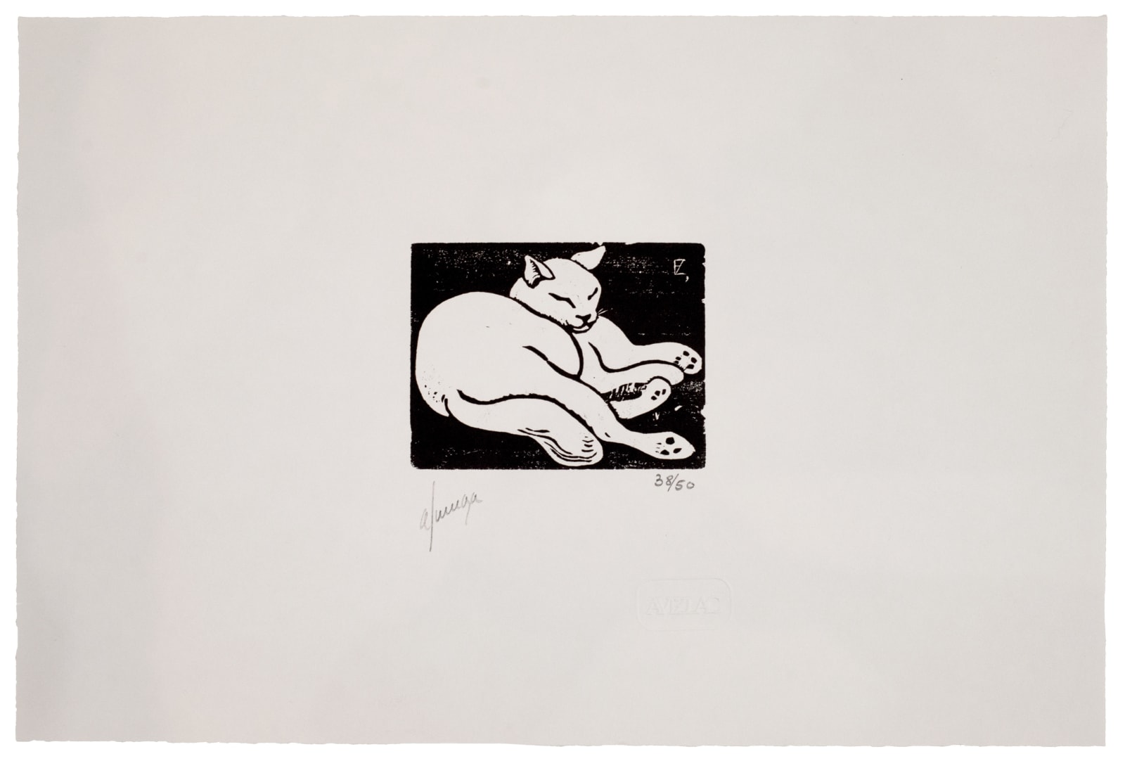 Francisco Zúñiga, "Gato", 1933 (reimpresión 2004)