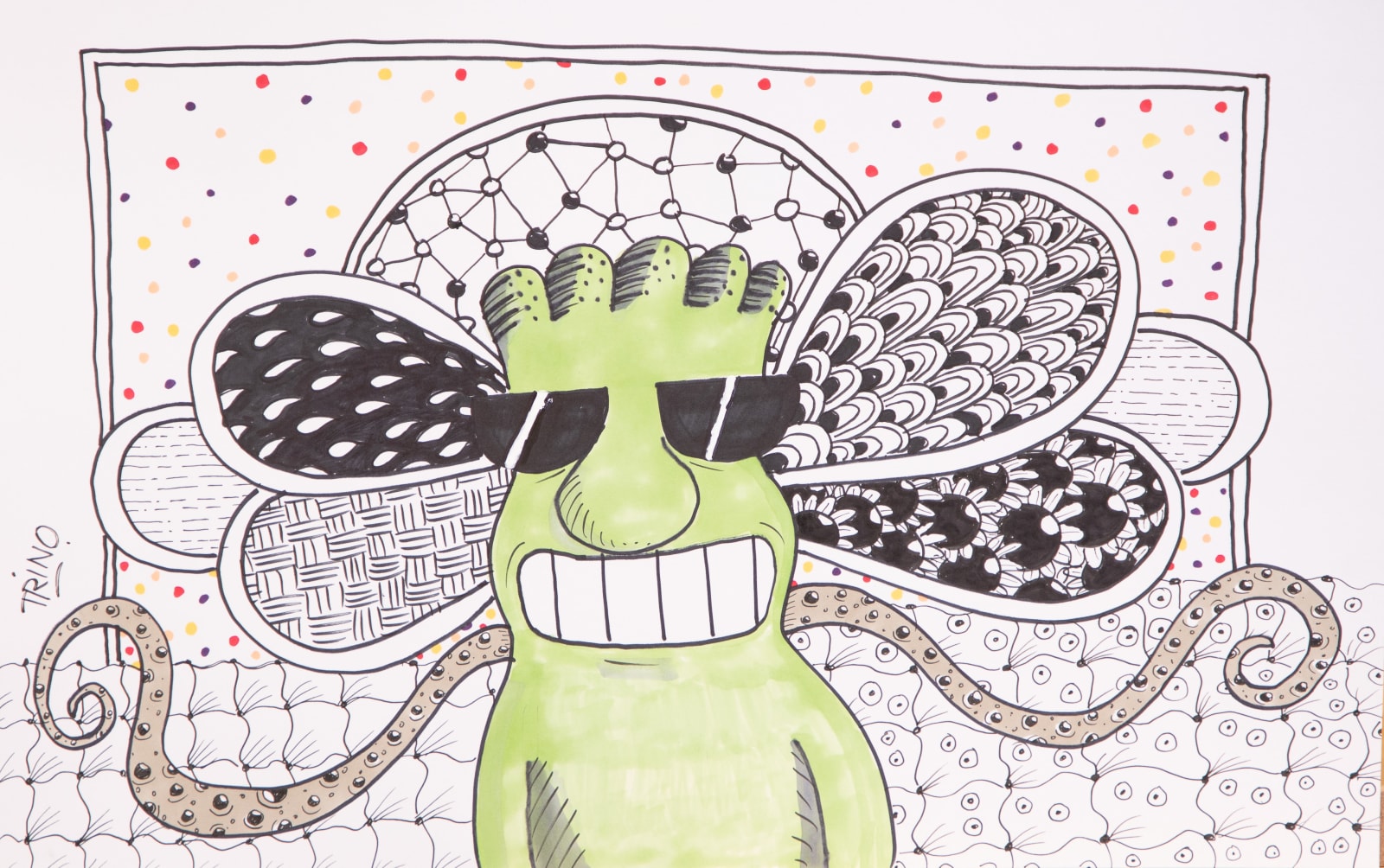 Trino, "Composición Peyote", 2024