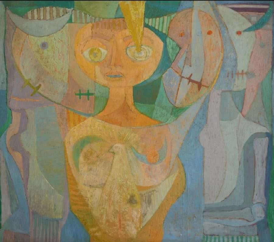 Pedro Coronel, "La niña de los besos"