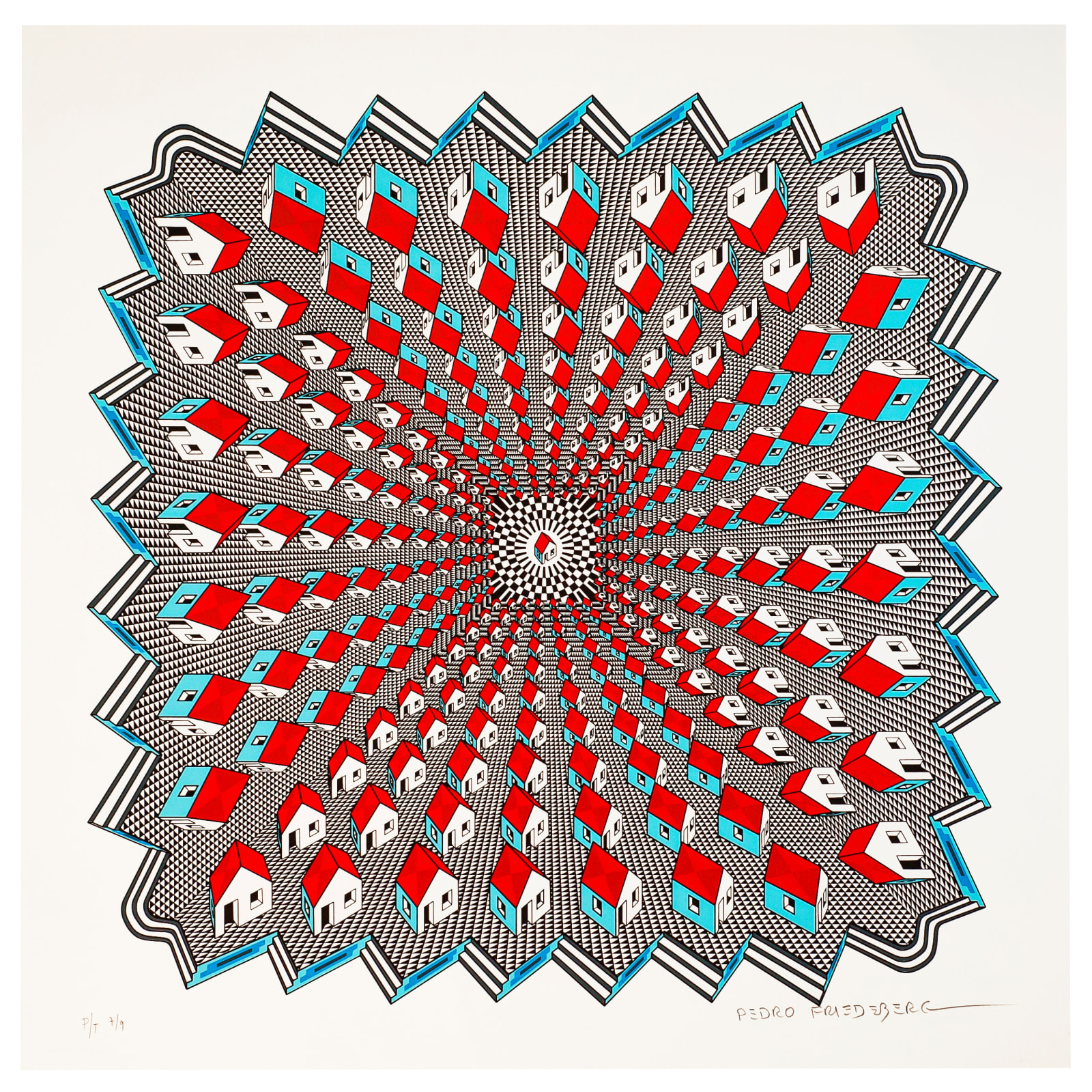Pedro Friedeberg, "1000 casas para 1000 pendejos", 2019