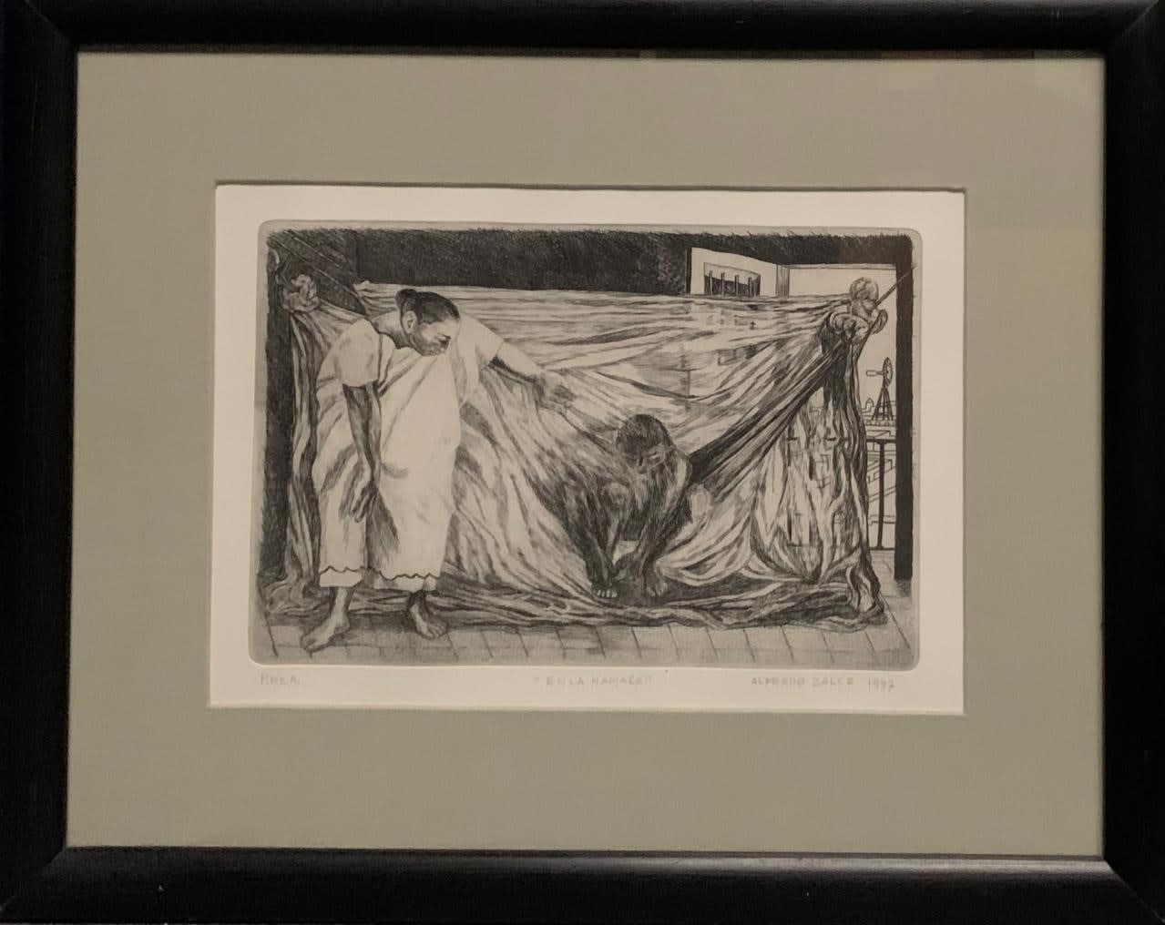 Alfredo Zalce, "En la hamaca", 1947