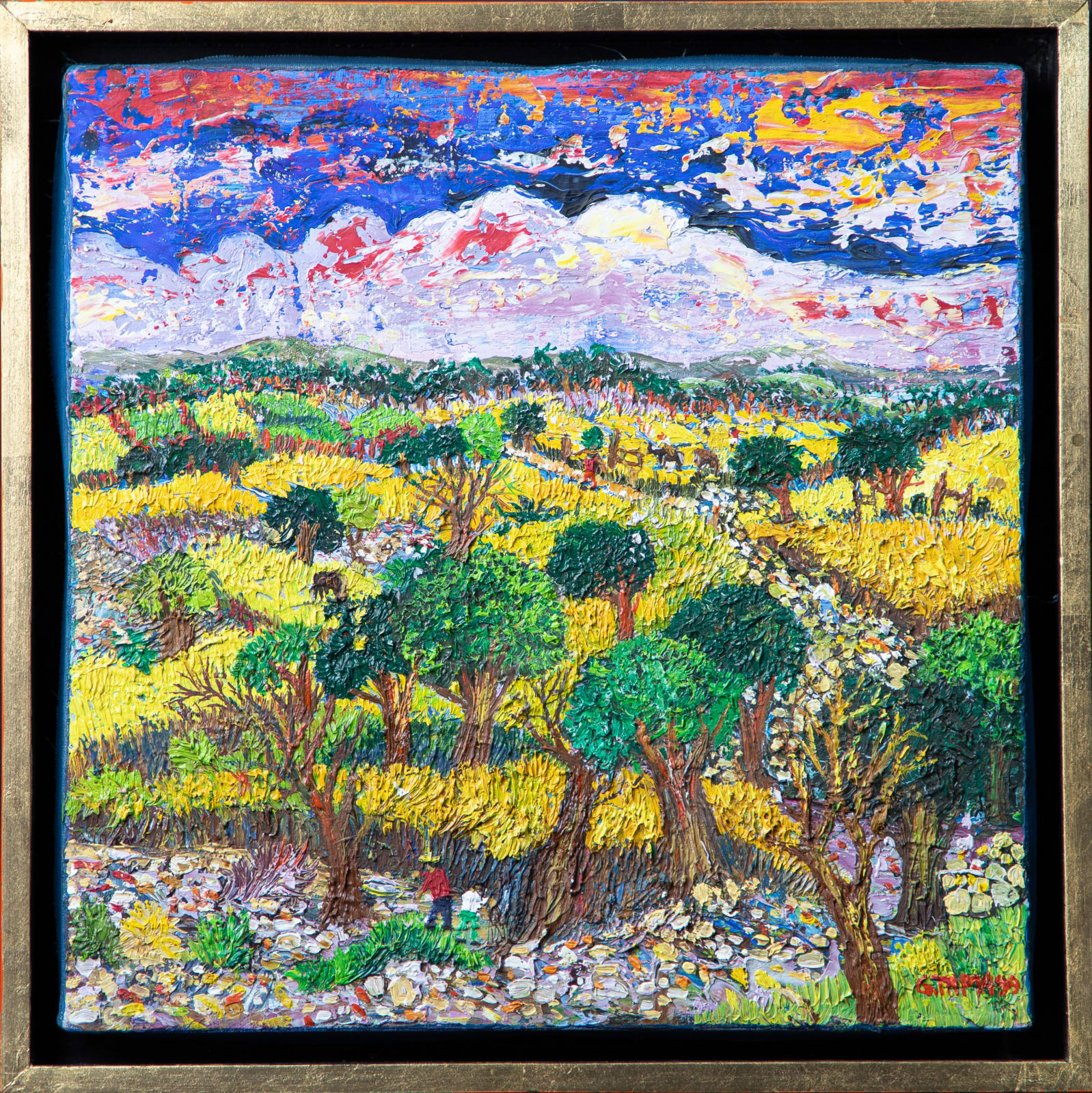 Gumersindo Tapia, "Paisaje #1", 1989