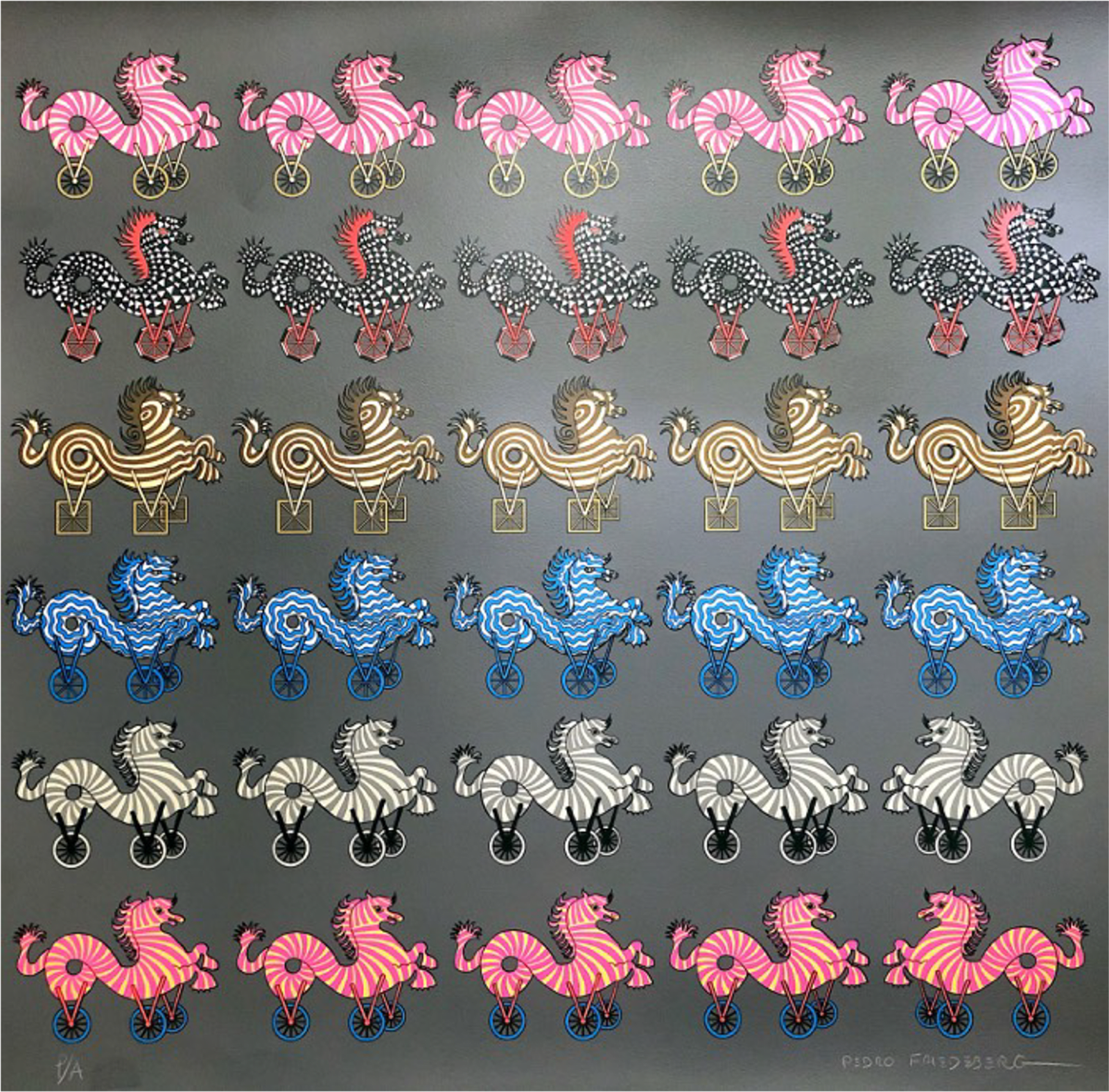 Pedro Friedeberg, "Equinorodante", 2018