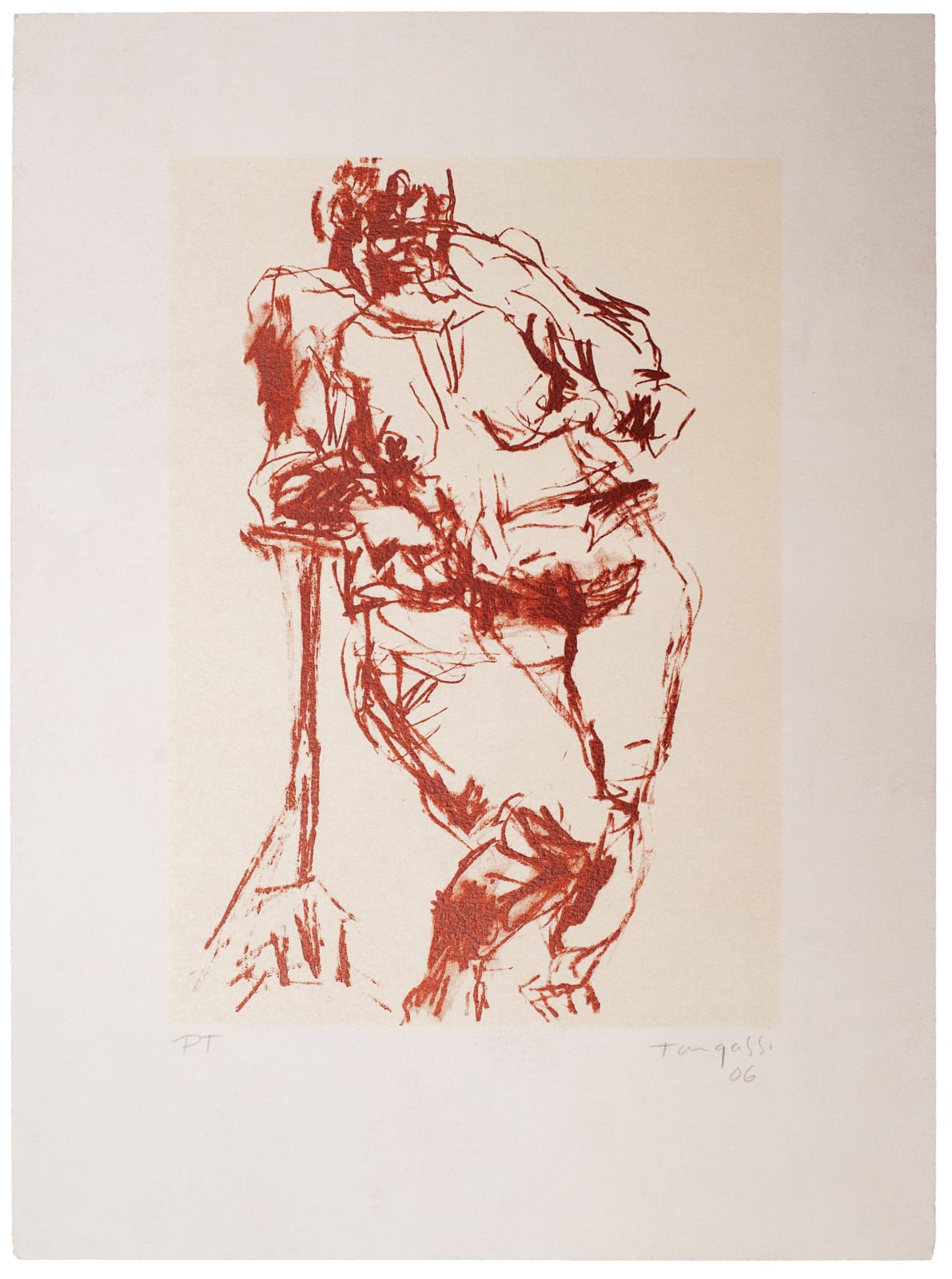 Carolina Tangassi, "Personaje en rojo", ca. 2008
