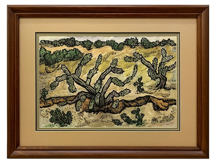 Alfredo Zalce, "Nopalera", 1982