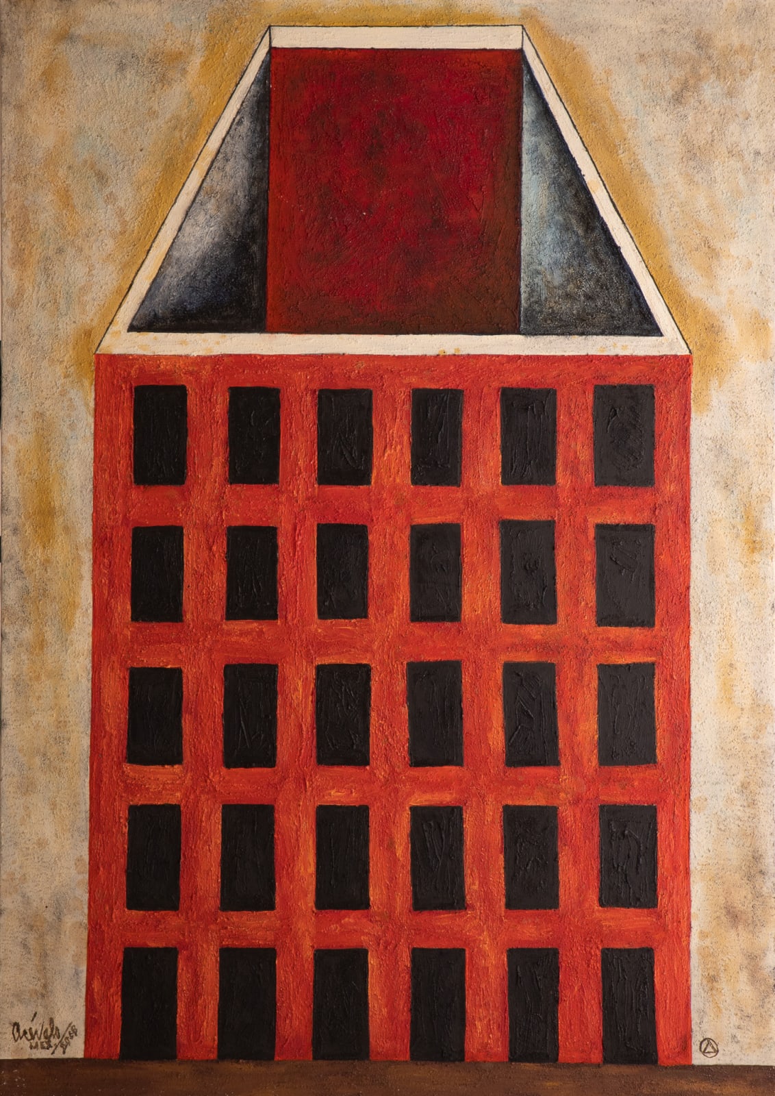 Javier Arévalo, "El edificio rojo", 2016