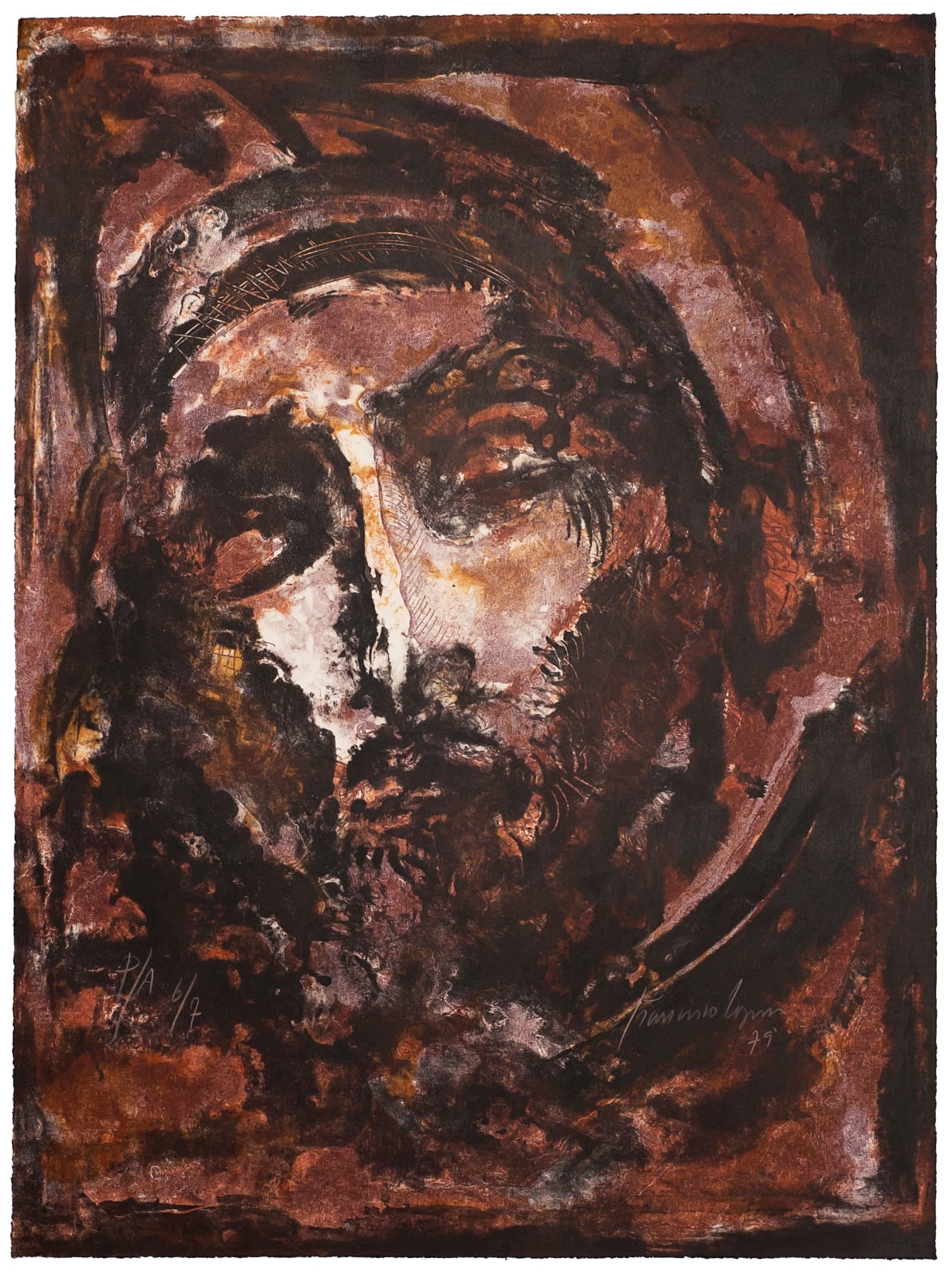 Francisco Corzas, "Sin título (Hombre con barba)", 1979