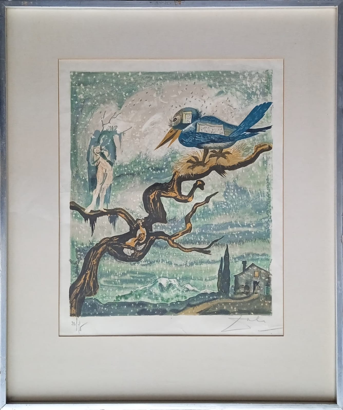 Salvador Dalí, "Prince and princess", 1966