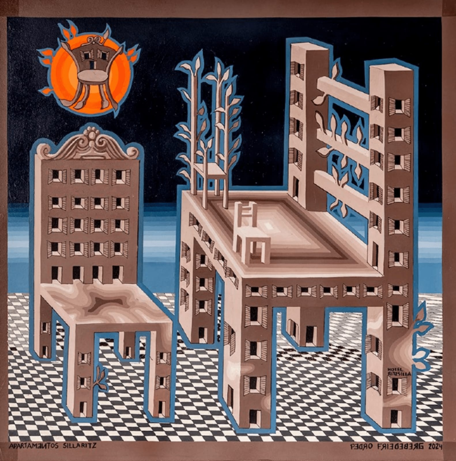 Pedro Friedeberg, "Apartamentos Sillaritz", 2024