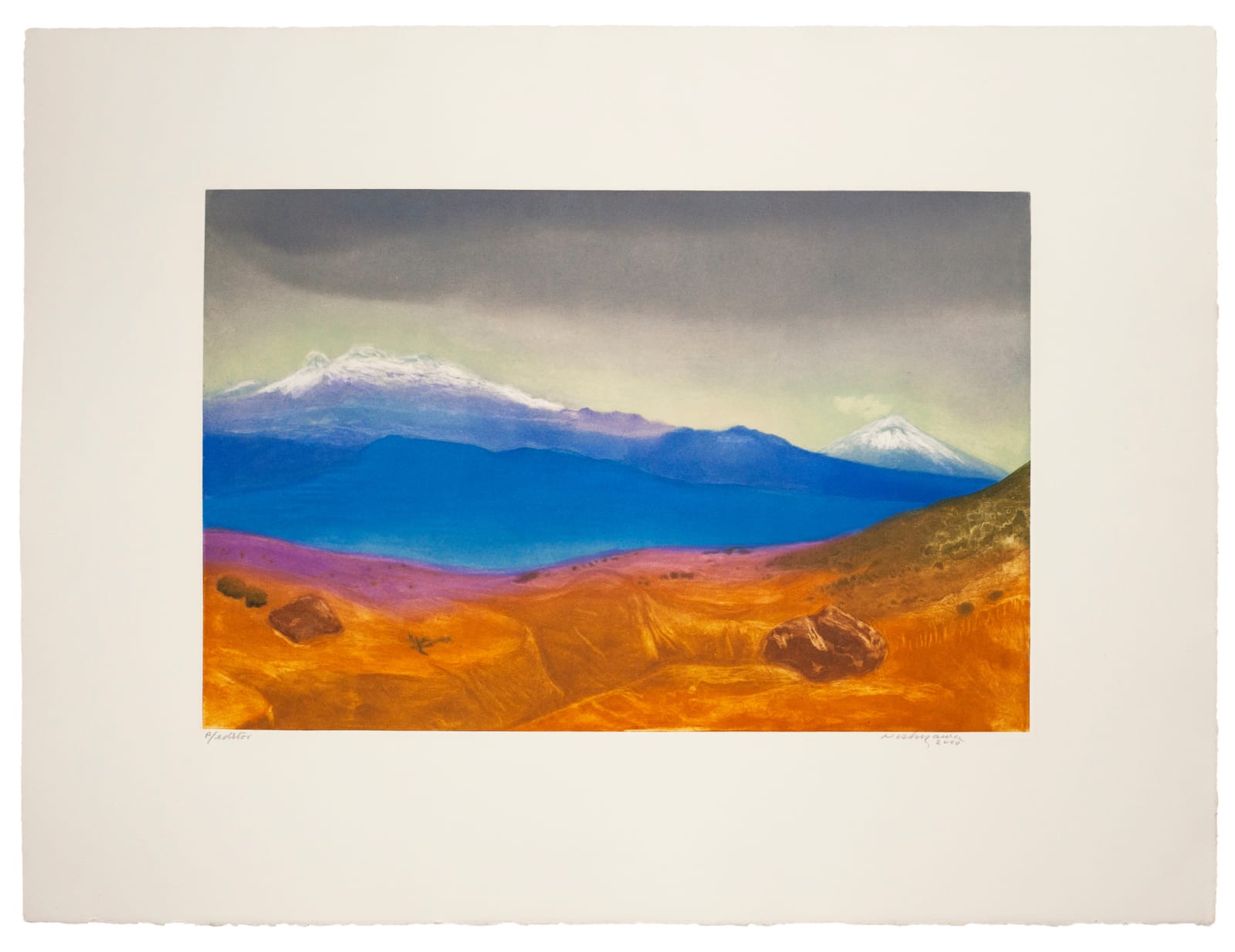 Luis Nishizawa, "Sin título (Desierto y horizonte)", 2000