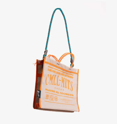 Mexico Is The Shit, Tote Bag Lucha Libre Beige / Naranja, 2025