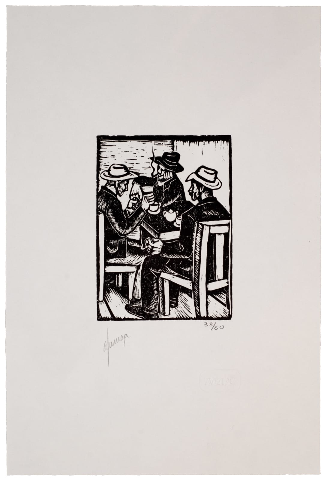 Francisco Zúñiga, "La cantina 2", 1934 (reimpresión 2004)