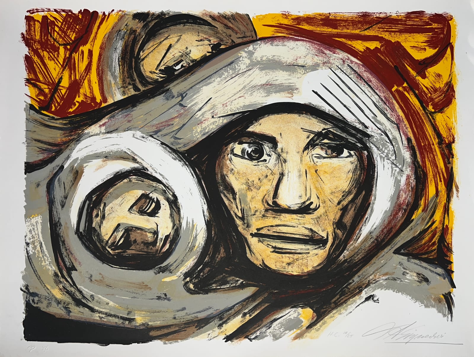 David Alfaro Siqueiros, "Maternidad", 1963