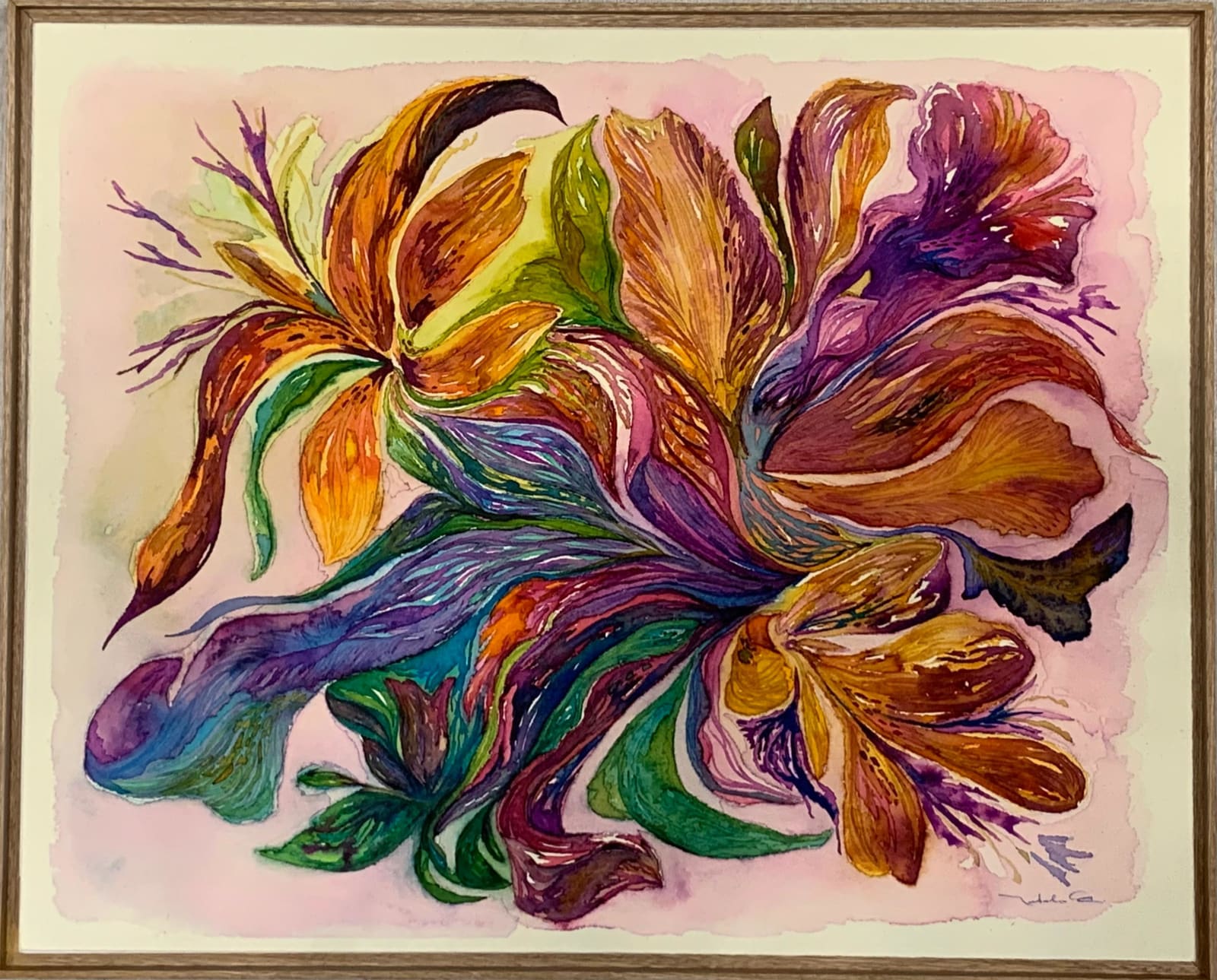 Natalia Olvera, "Acatzahuixochitl" (Orquideas), 2025