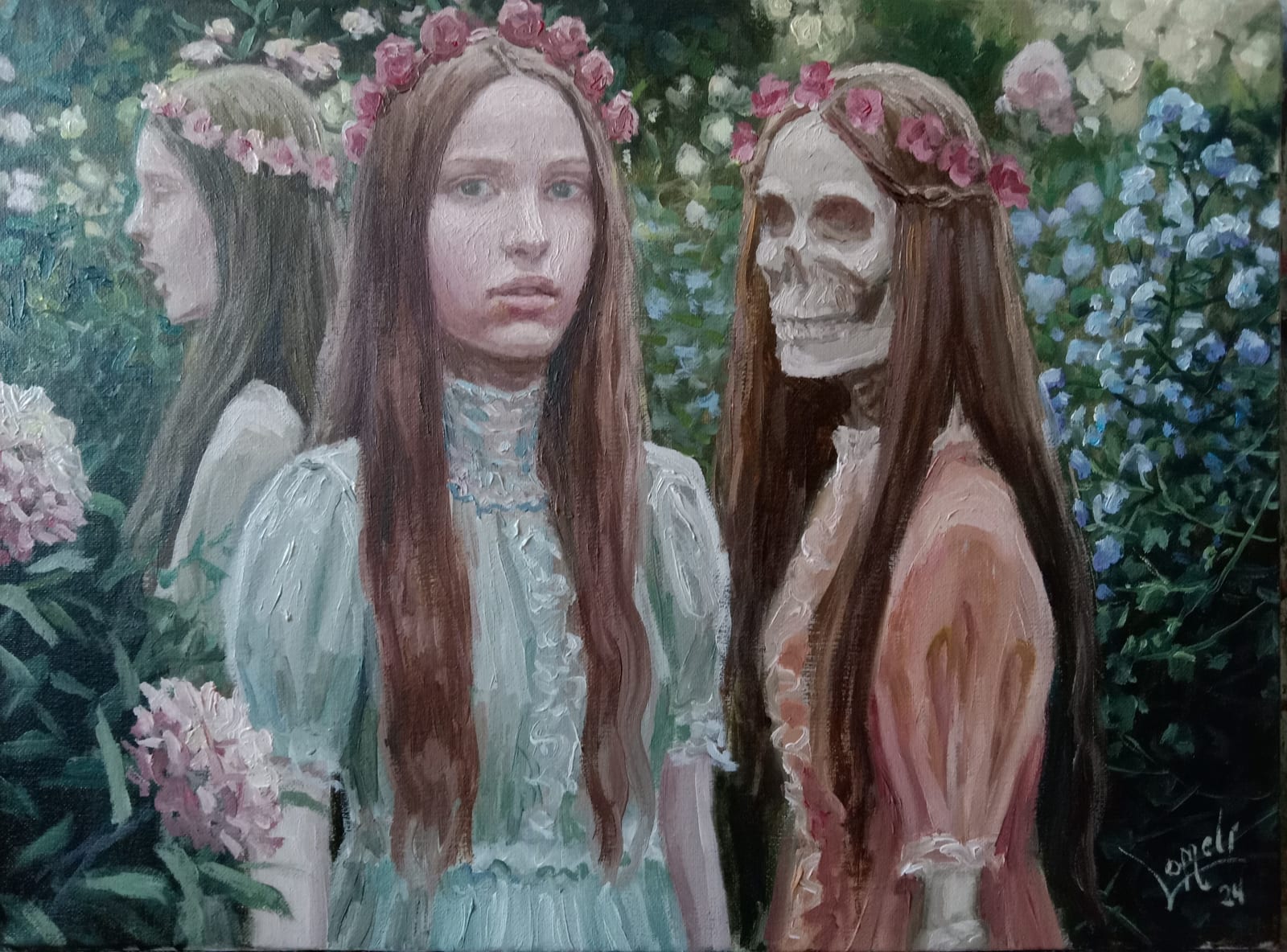 Hirán Lomelí, "Vivimos y morimos entre flores", 2024