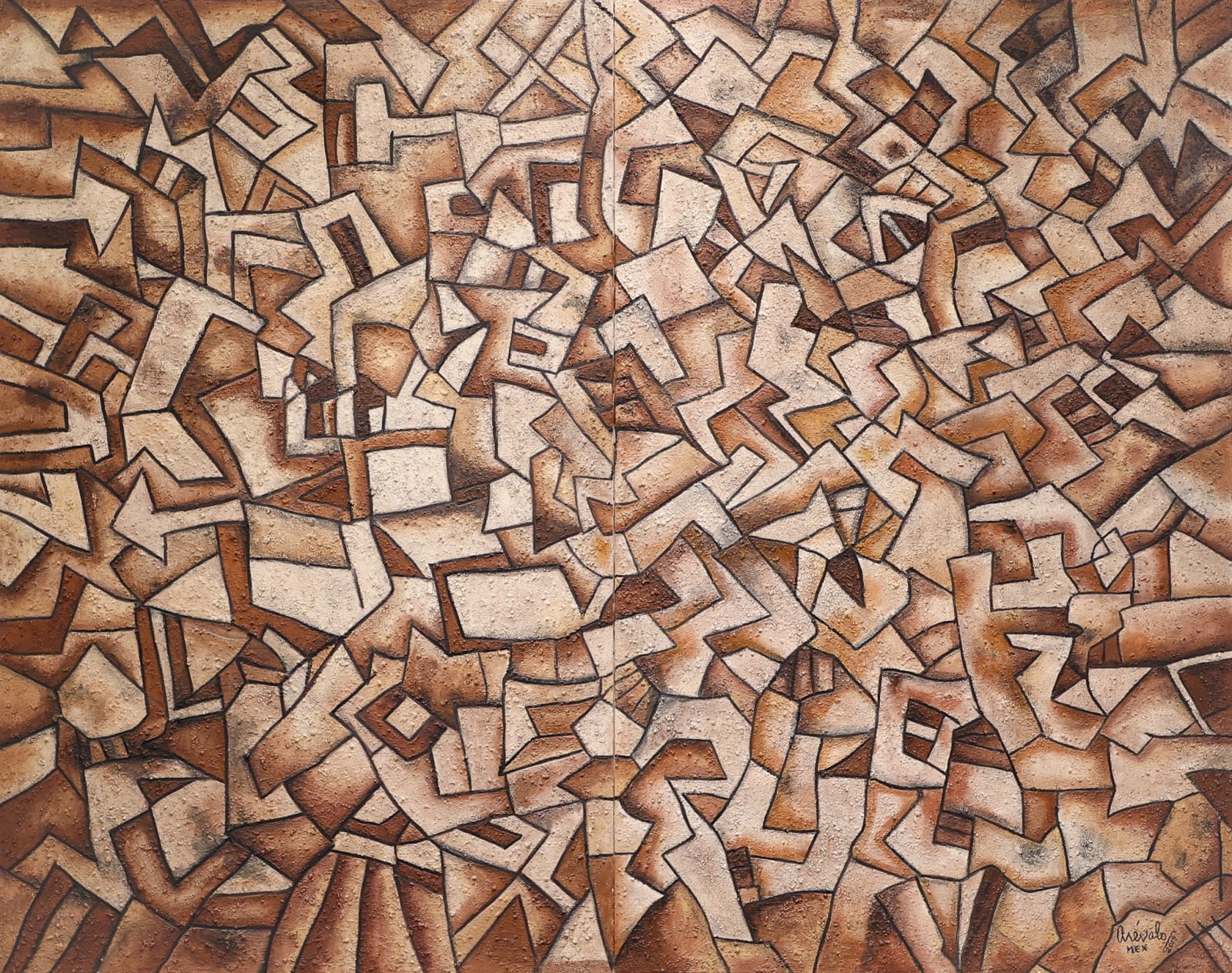 Javier Arévalo, "Abstracto Terracota", 2019