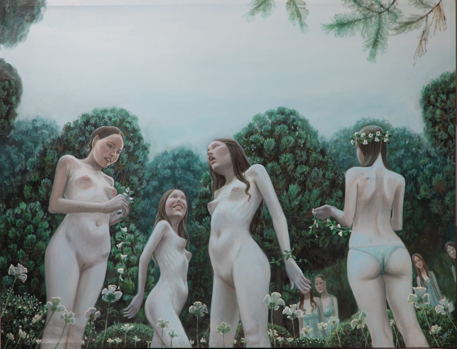 Hiran Lomelí, "Consagración al mito de la pureza" De la serie Feminores, ca. 1995