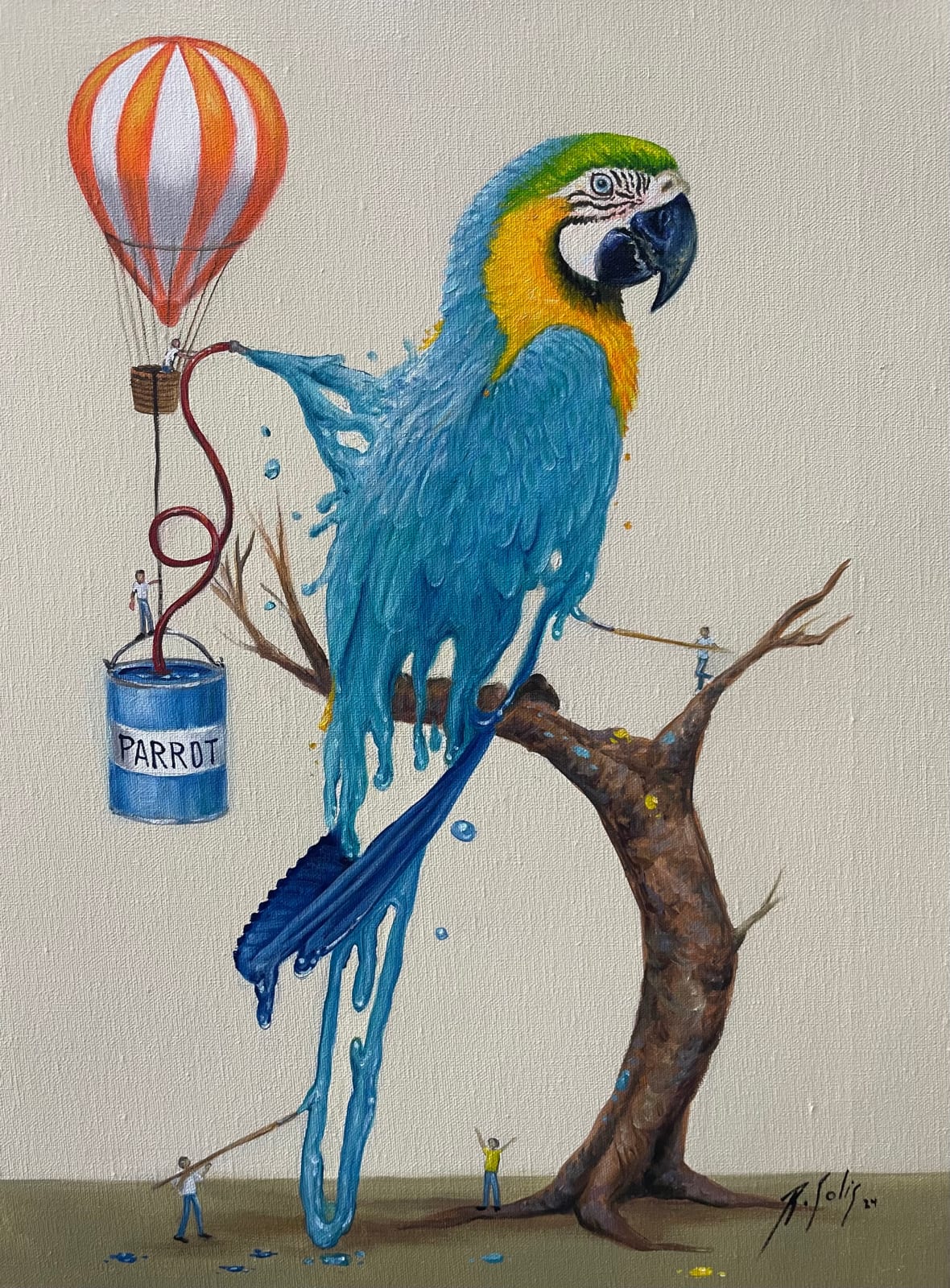 Ricardo Solís, "Parrot", 2024