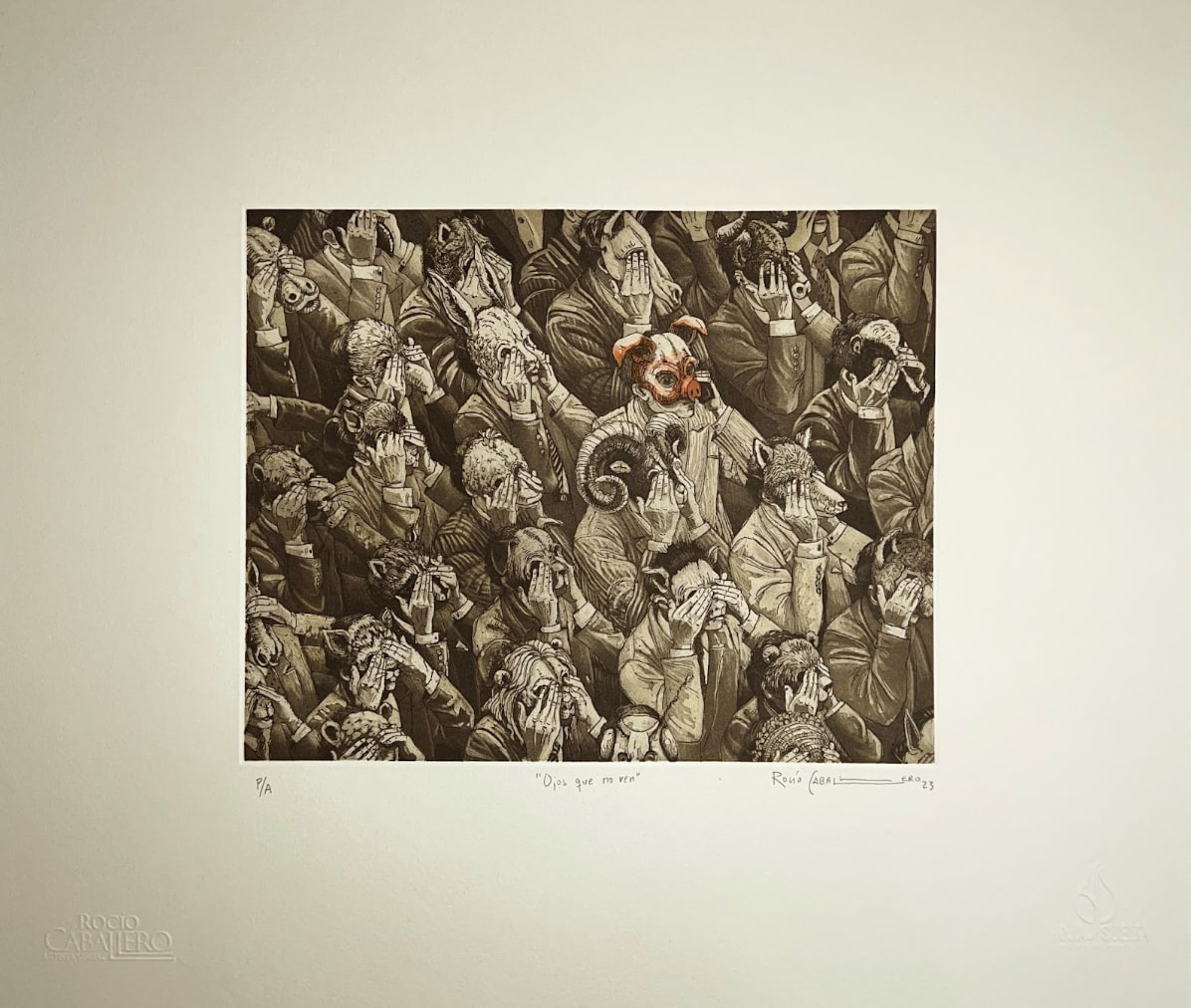 Rocío Caballero, "Ojos que no ven", 2023