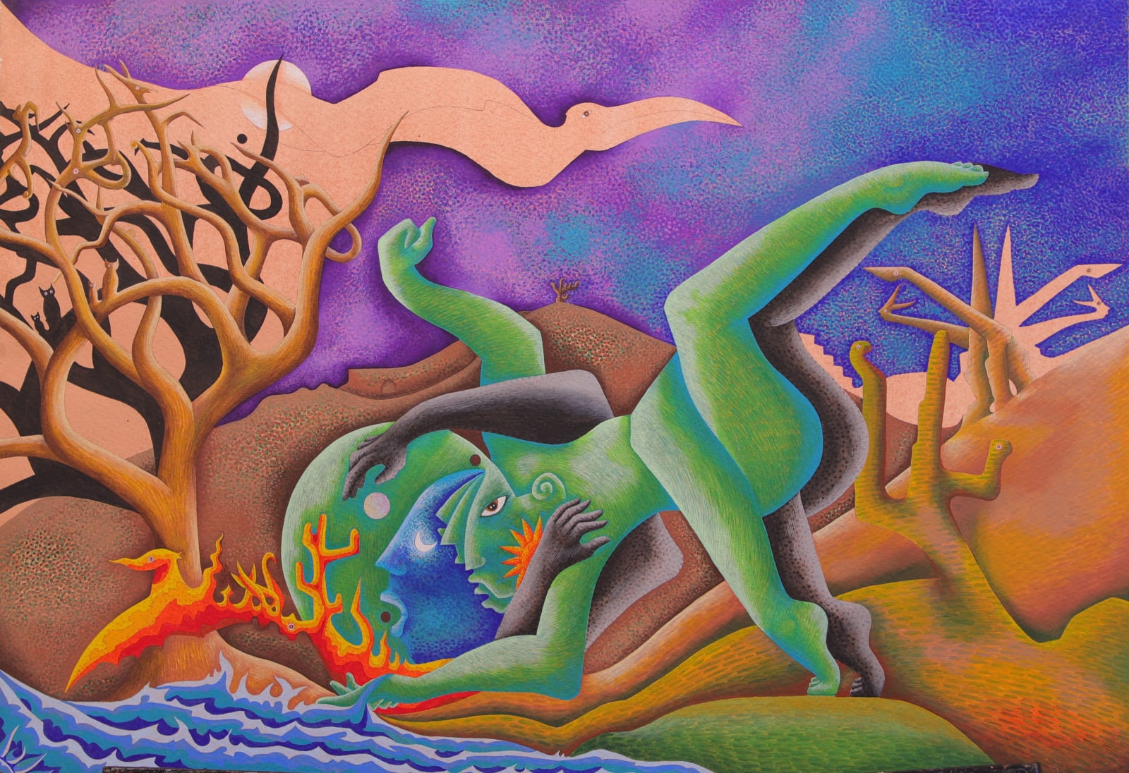 Rigoberto Soltero, S/T (Ser verde), 1991