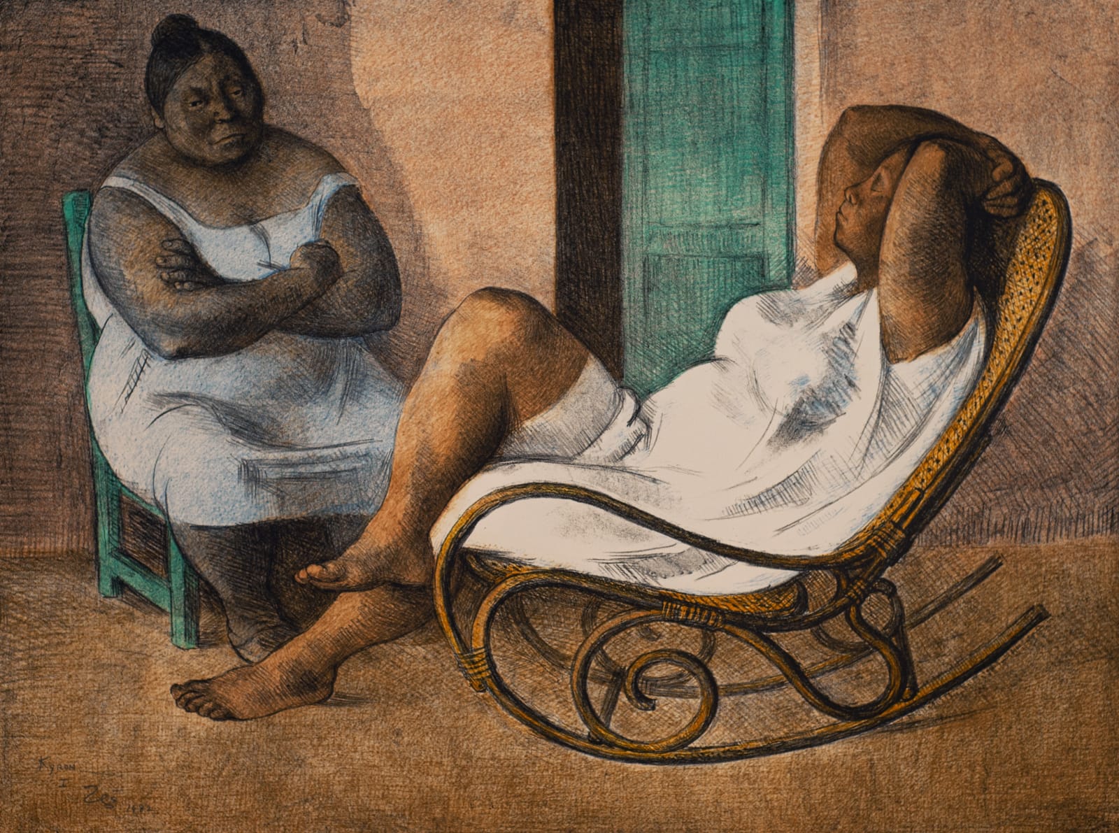 Francisco Zúñiga, "La mecedora", 1982