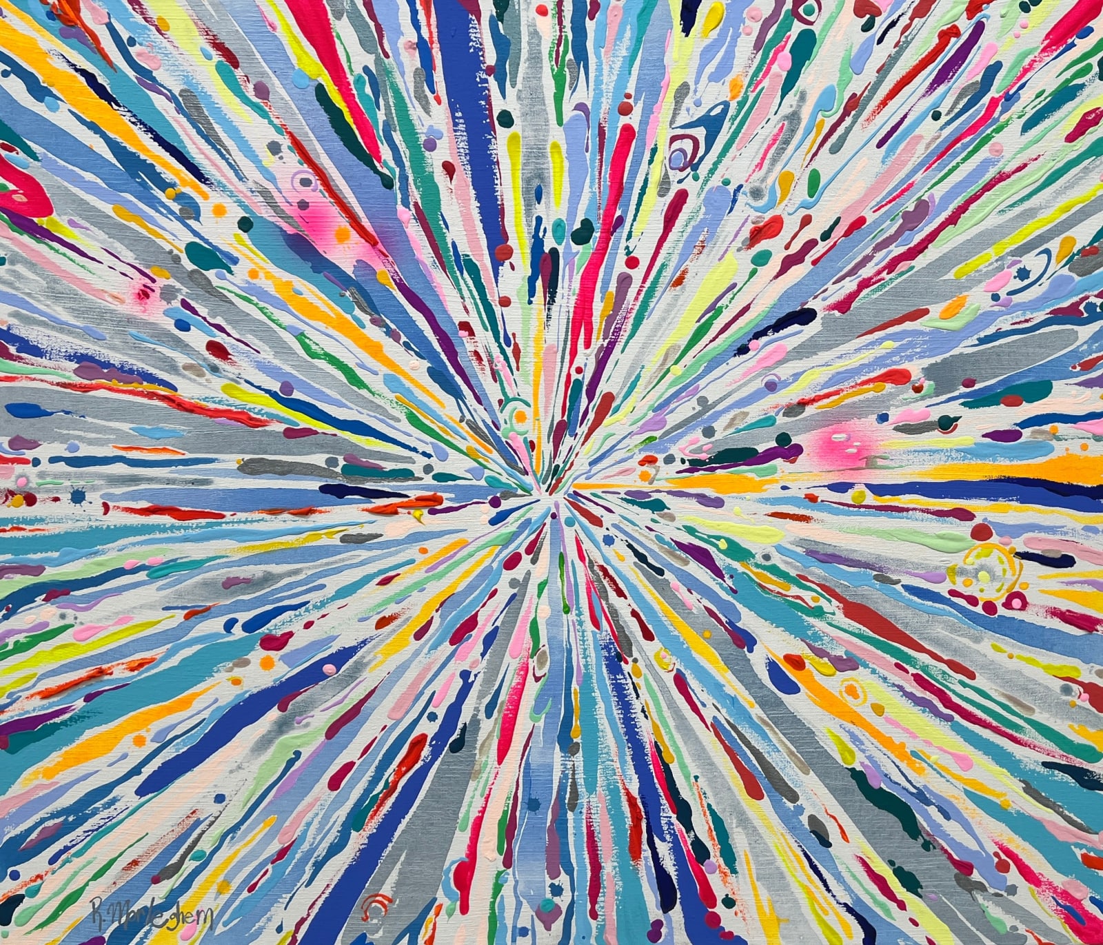 Roberto Morleghem, "Caos floral", 2024